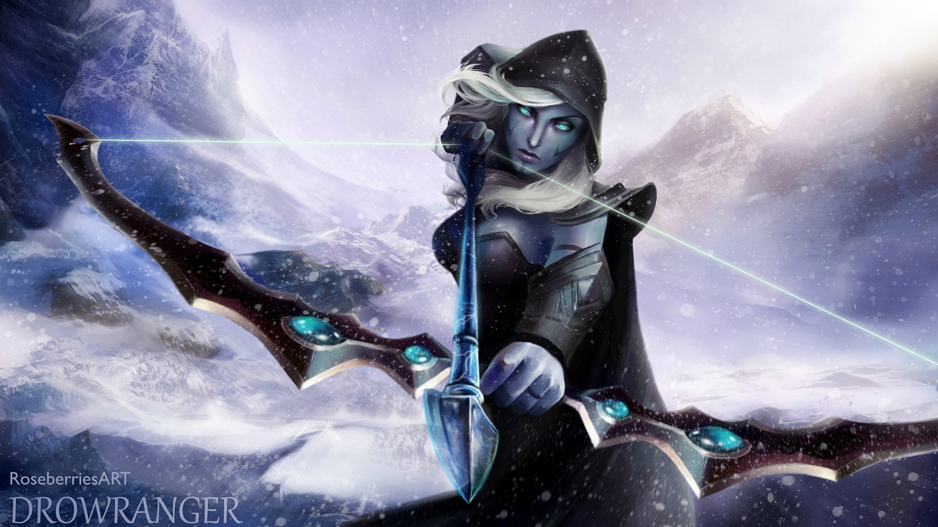 Drow Ranger (Dota 2) wallpapers for desktop, download free Drow Ranger  (Dota 2) pictures and backgrounds for PC 