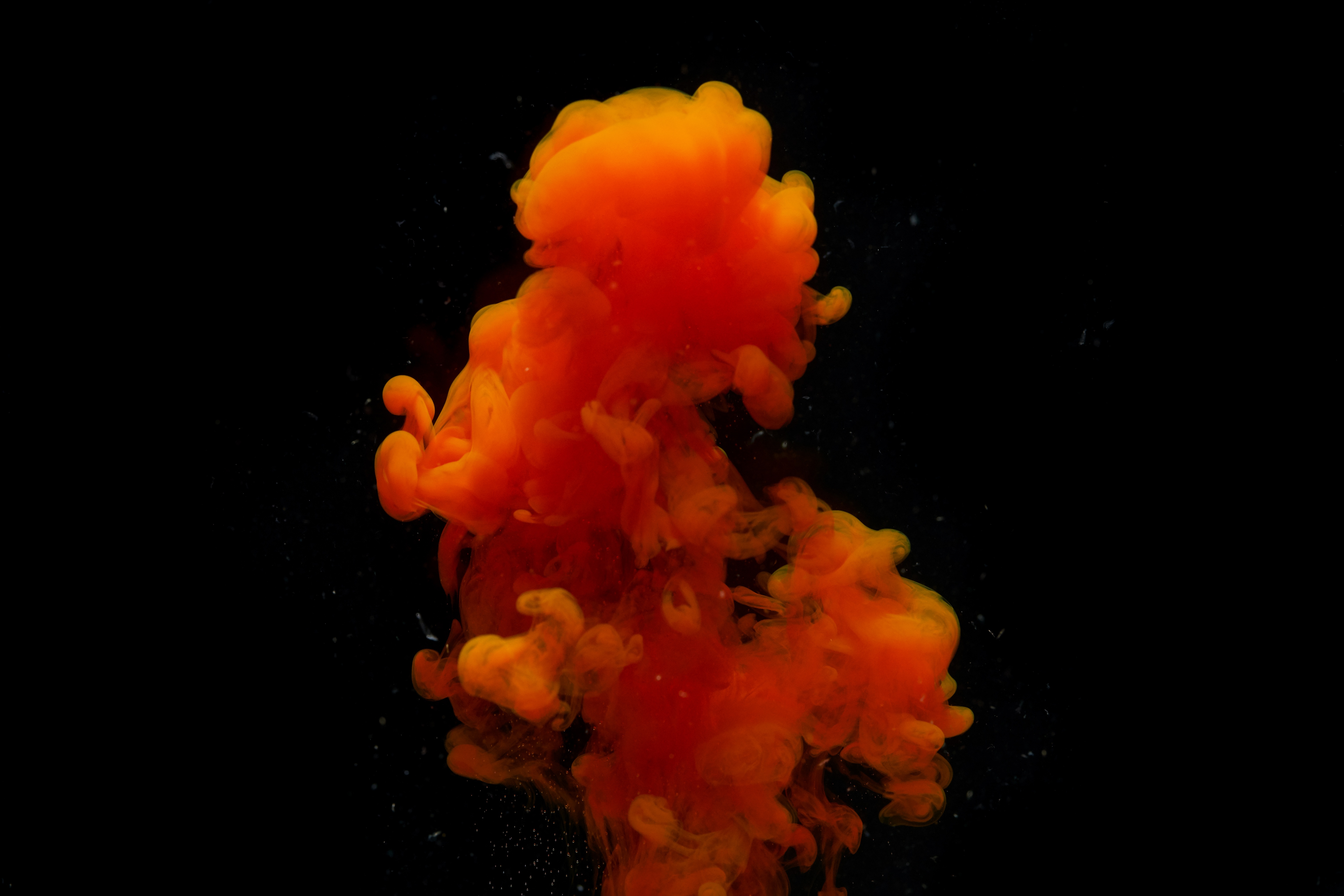 Download mobile wallpaper Clot, Coloured, Color, Abstract, Liquid, Dark for free.