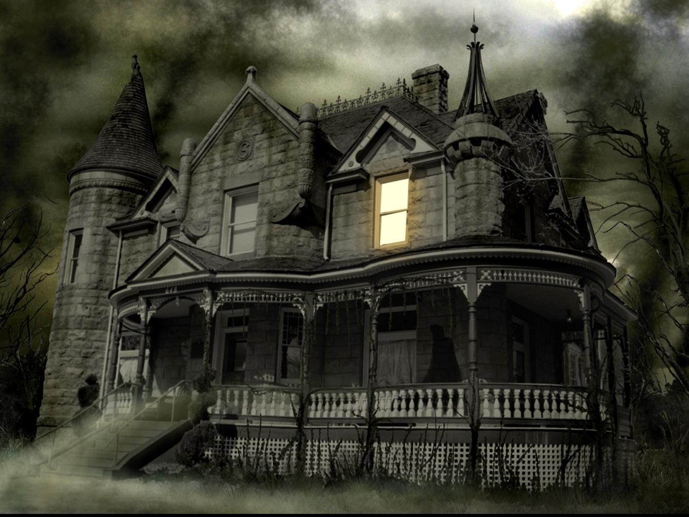 dark, haunted, halloween, haunted house, holiday, spooky for android
