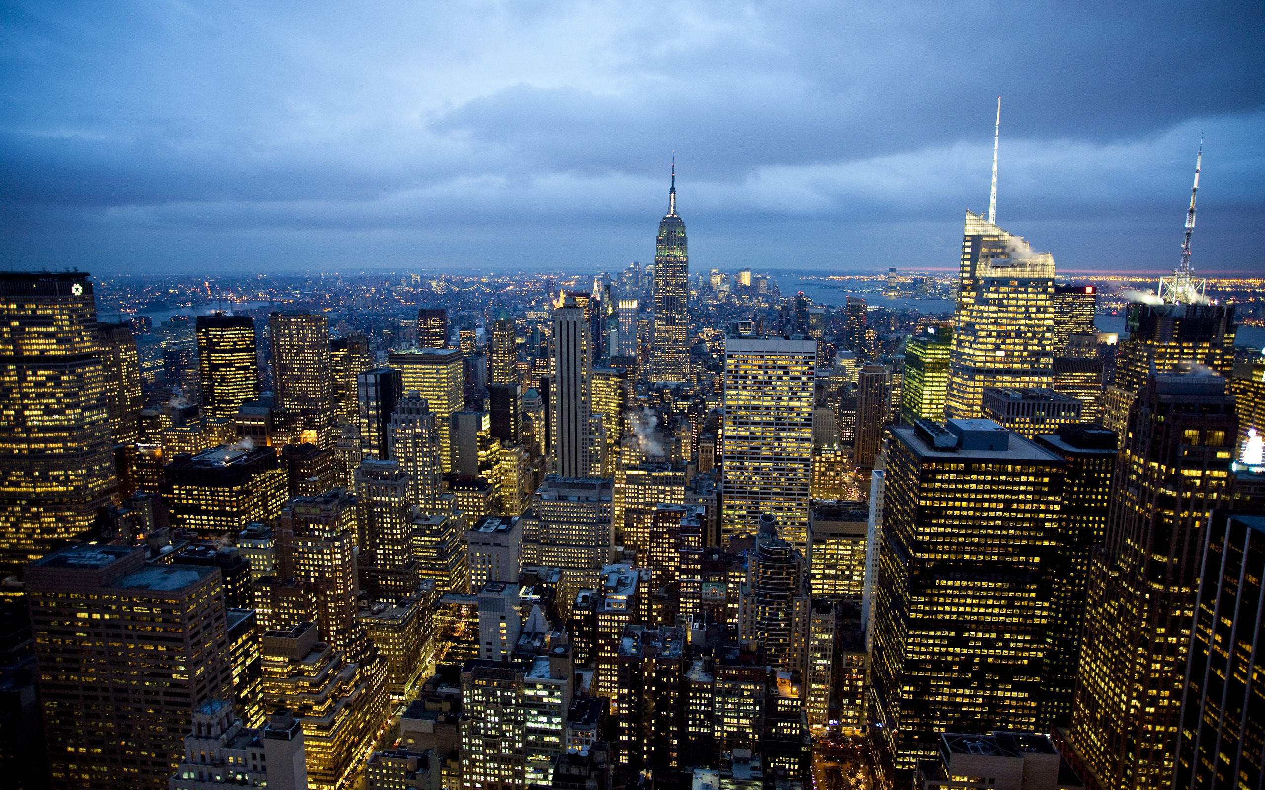 Manhattan man made, new york, cities Free Stock Photos