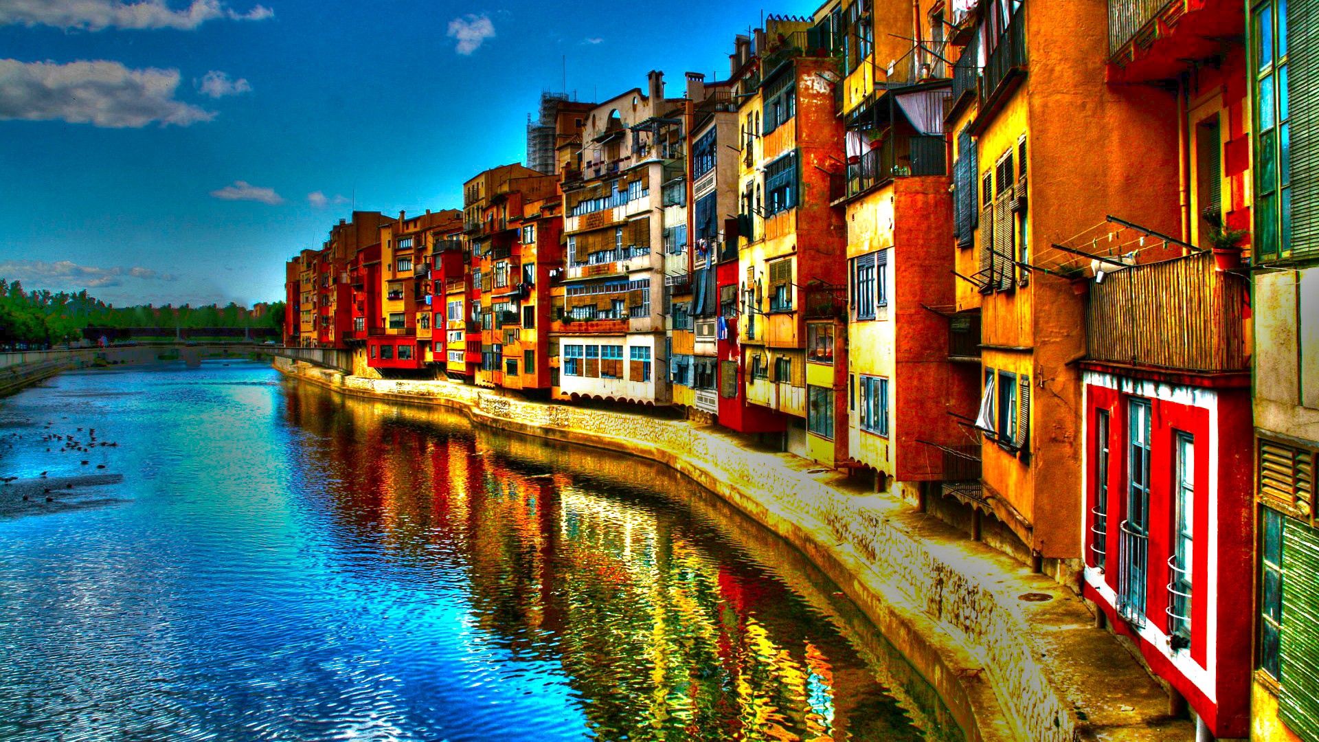 Laden Sie das Italien, Städte, Flüsse, Gebäude, Hdr-Bild kostenlos auf Ihren PC-Desktop herunter