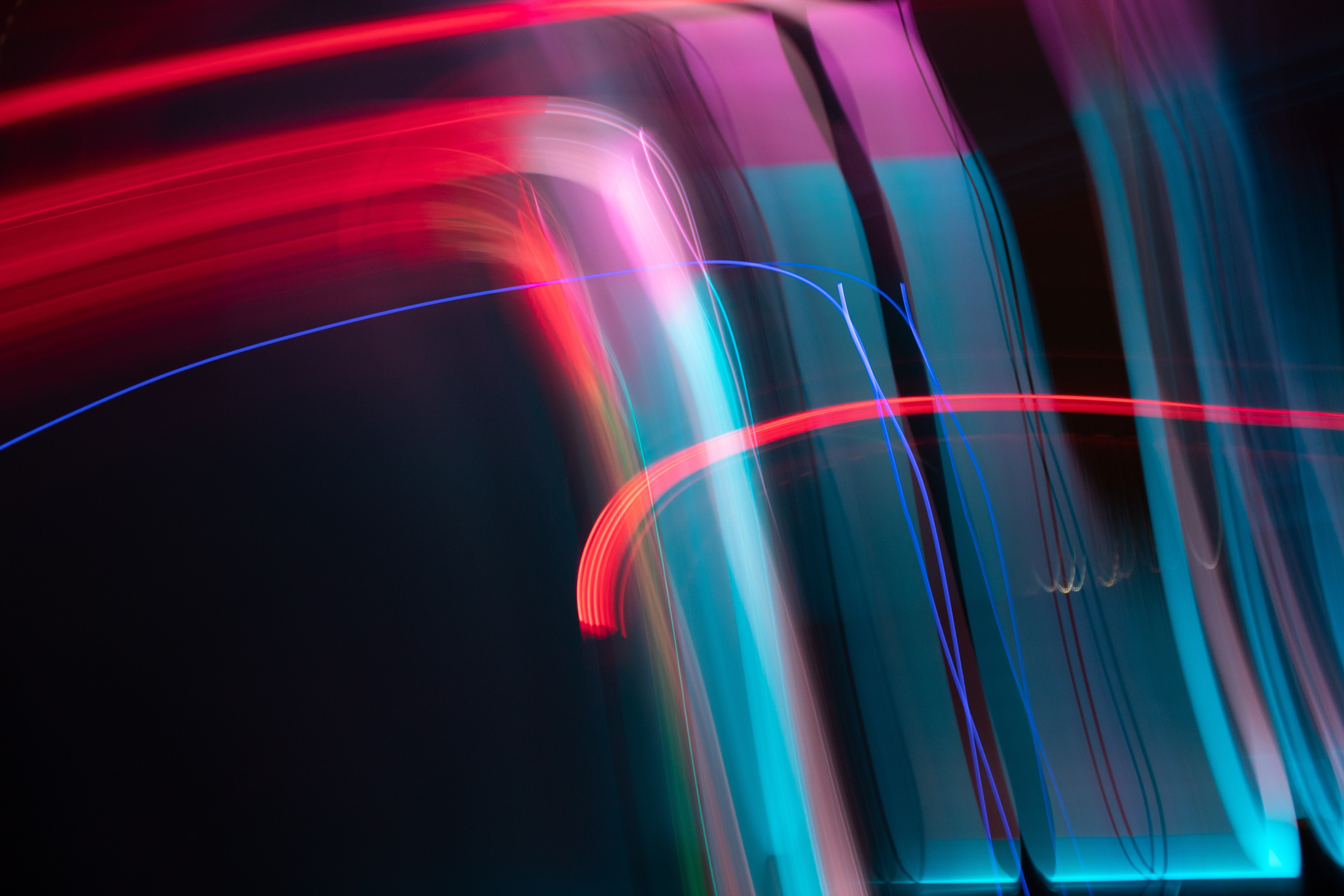 blur, abstract, bright, lines, smooth, stripes, streaks, glow HD wallpaper