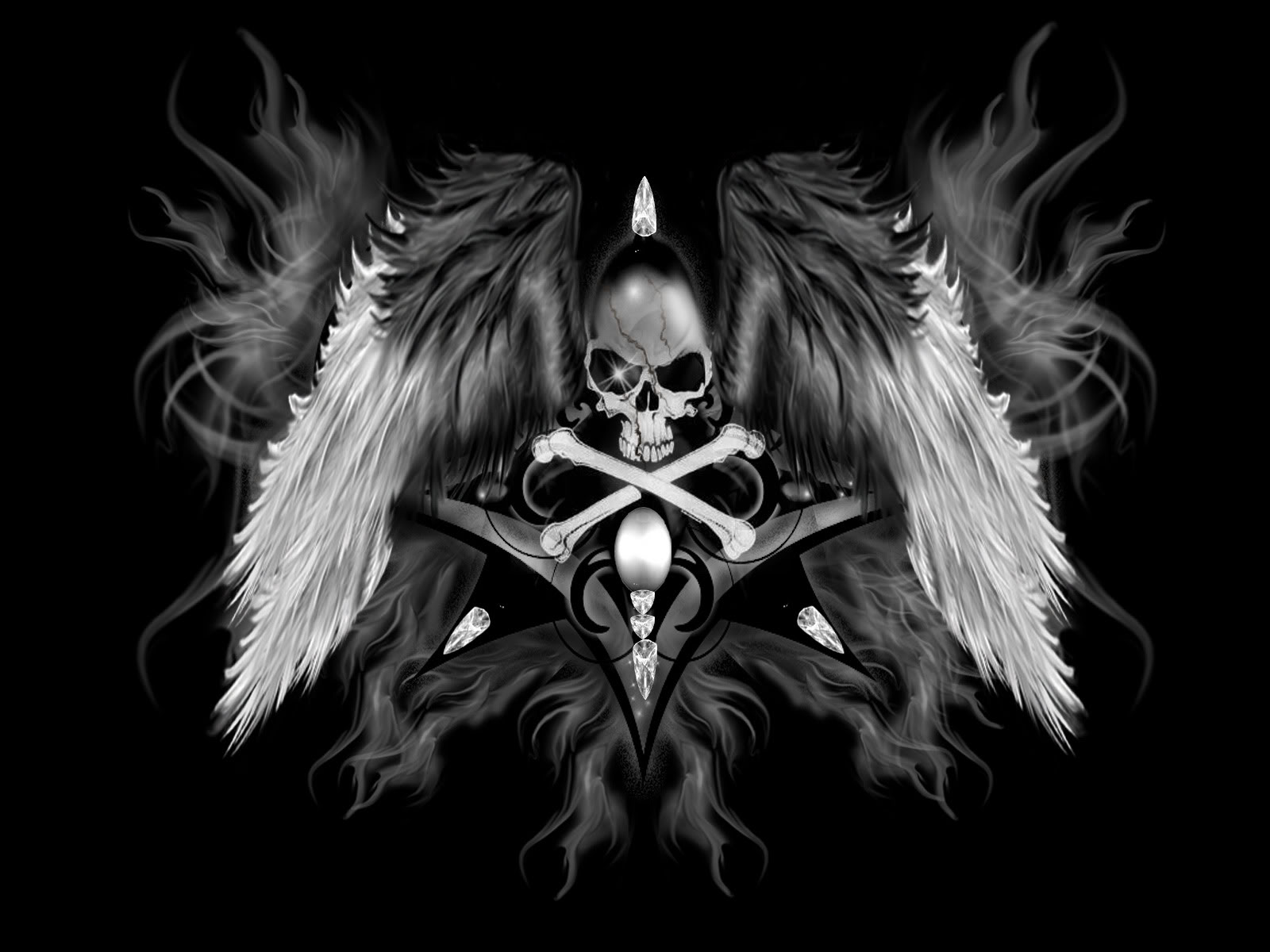 Mobile HD Wallpaper Death Metal skull, hard rock, death angel, heavy metal