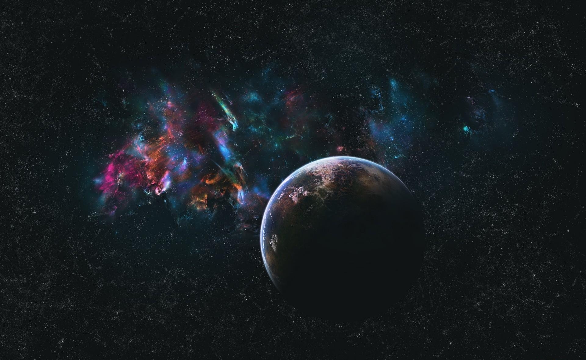spots, universe, stars, shine, light, blur, smooth, galaxy, stains, planet wallpapers for tablet