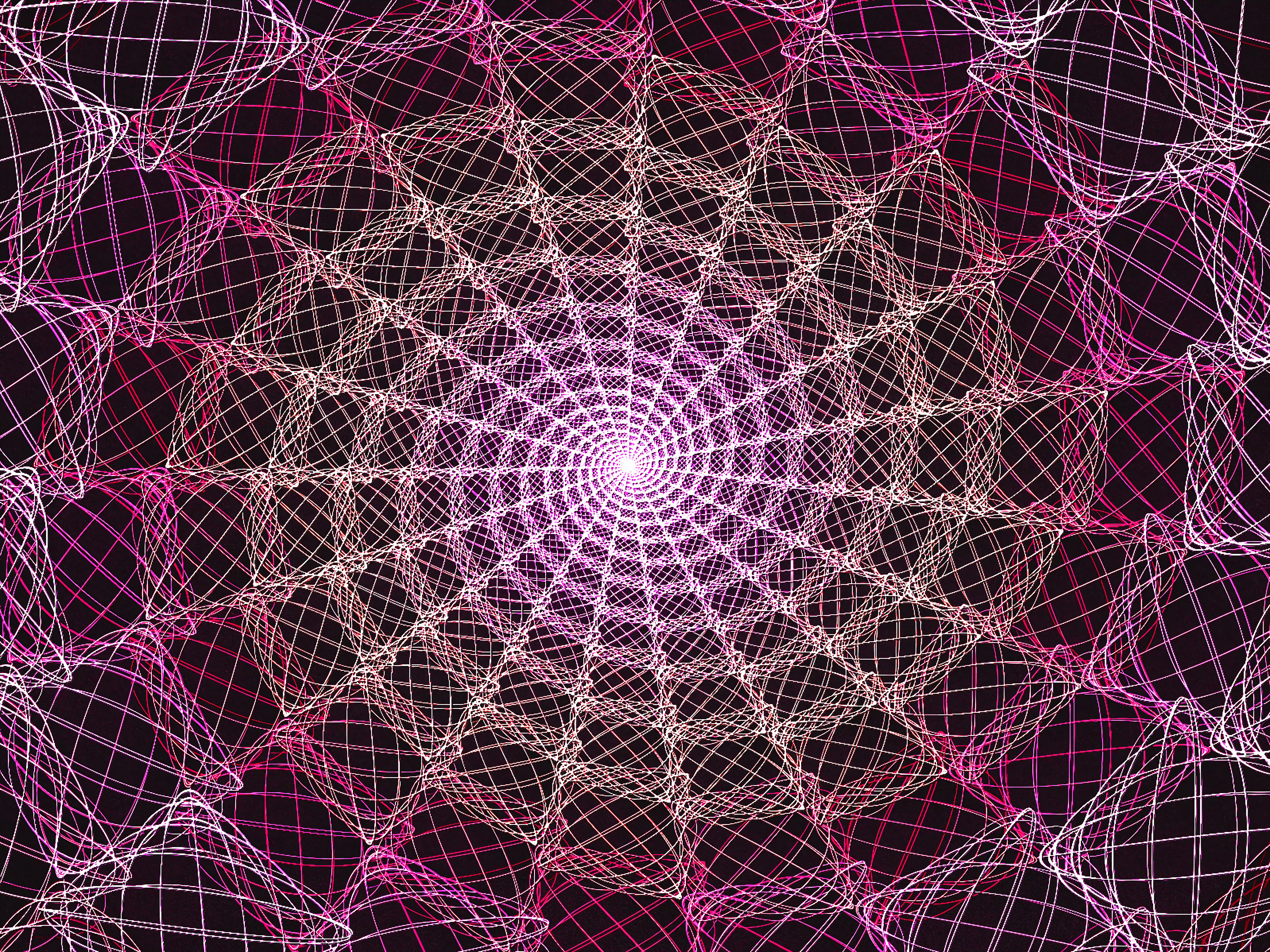 iPhone background abstract, fractal, spiral, glow