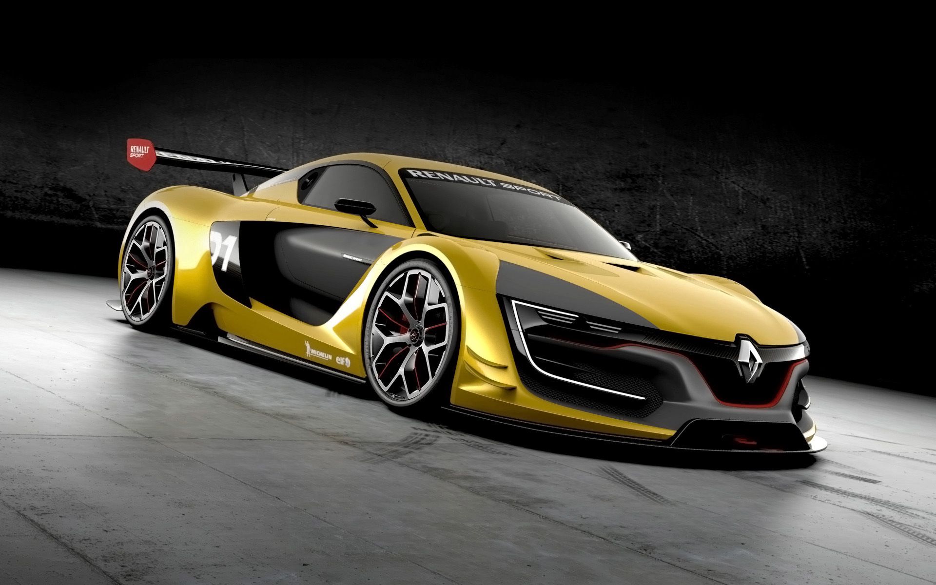 116096 download free Yellow wallpapers for computer, side view, cars, renault sport, concept Yellow pictures and backgrounds for desktop
