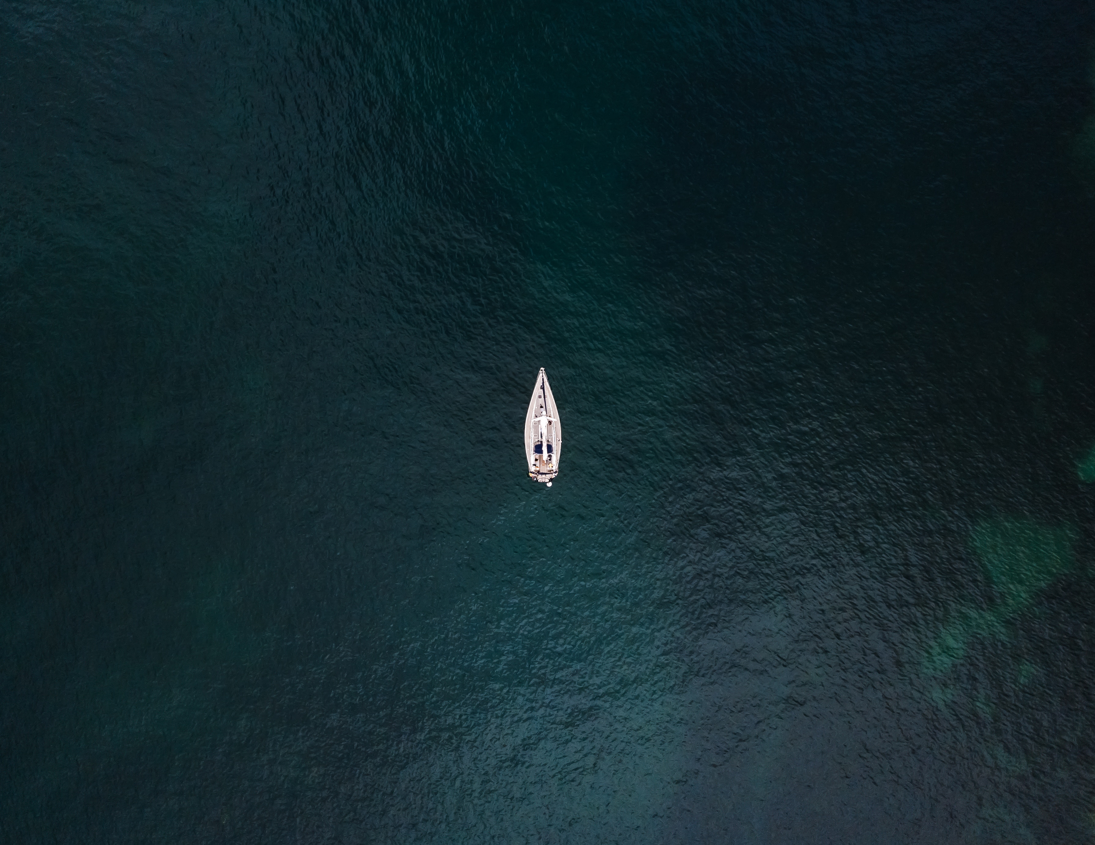 surface, water, sea, view from above, miscellanea, miscellaneous, yacht for android