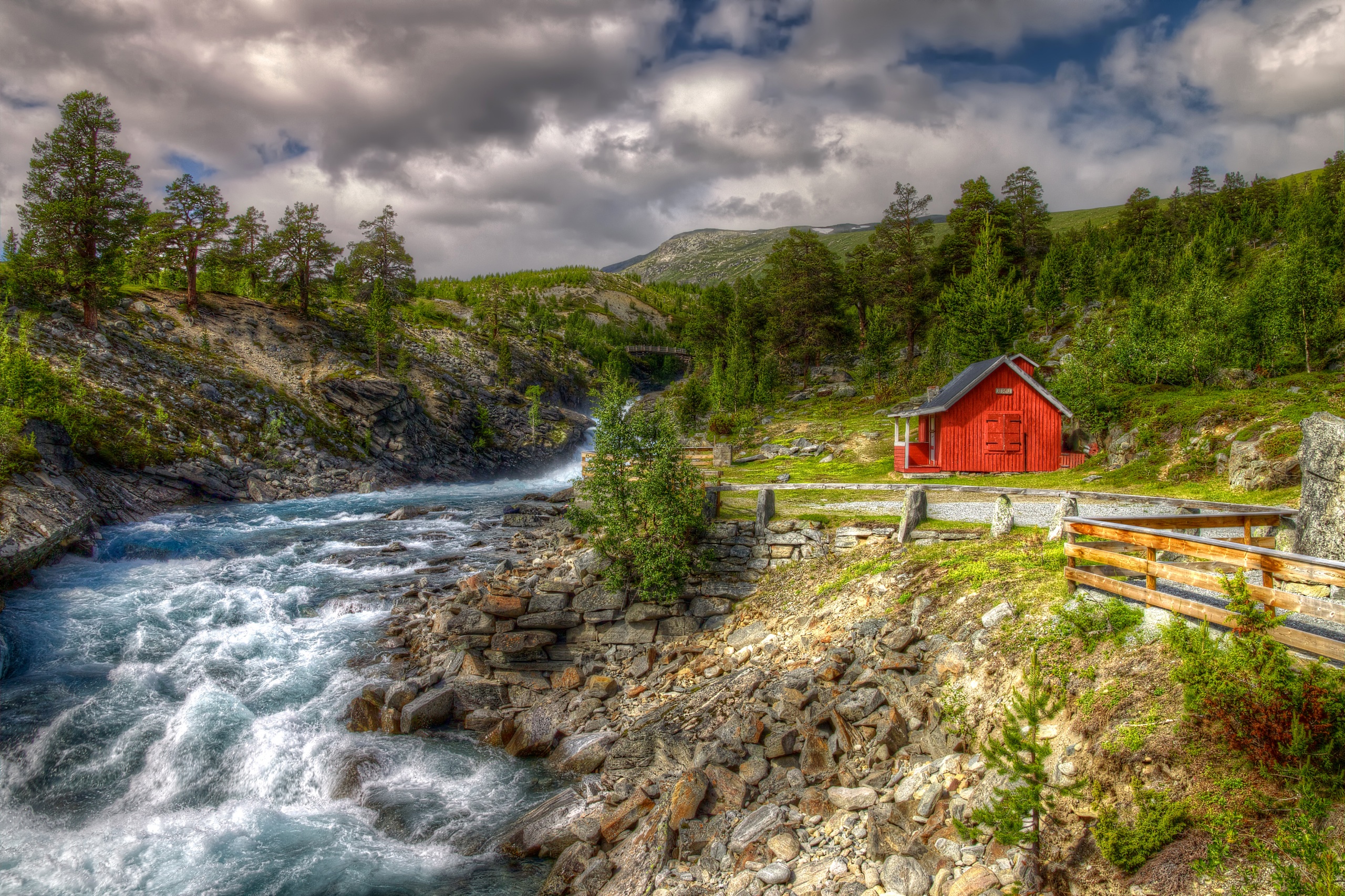 Река Логен в Норвегии