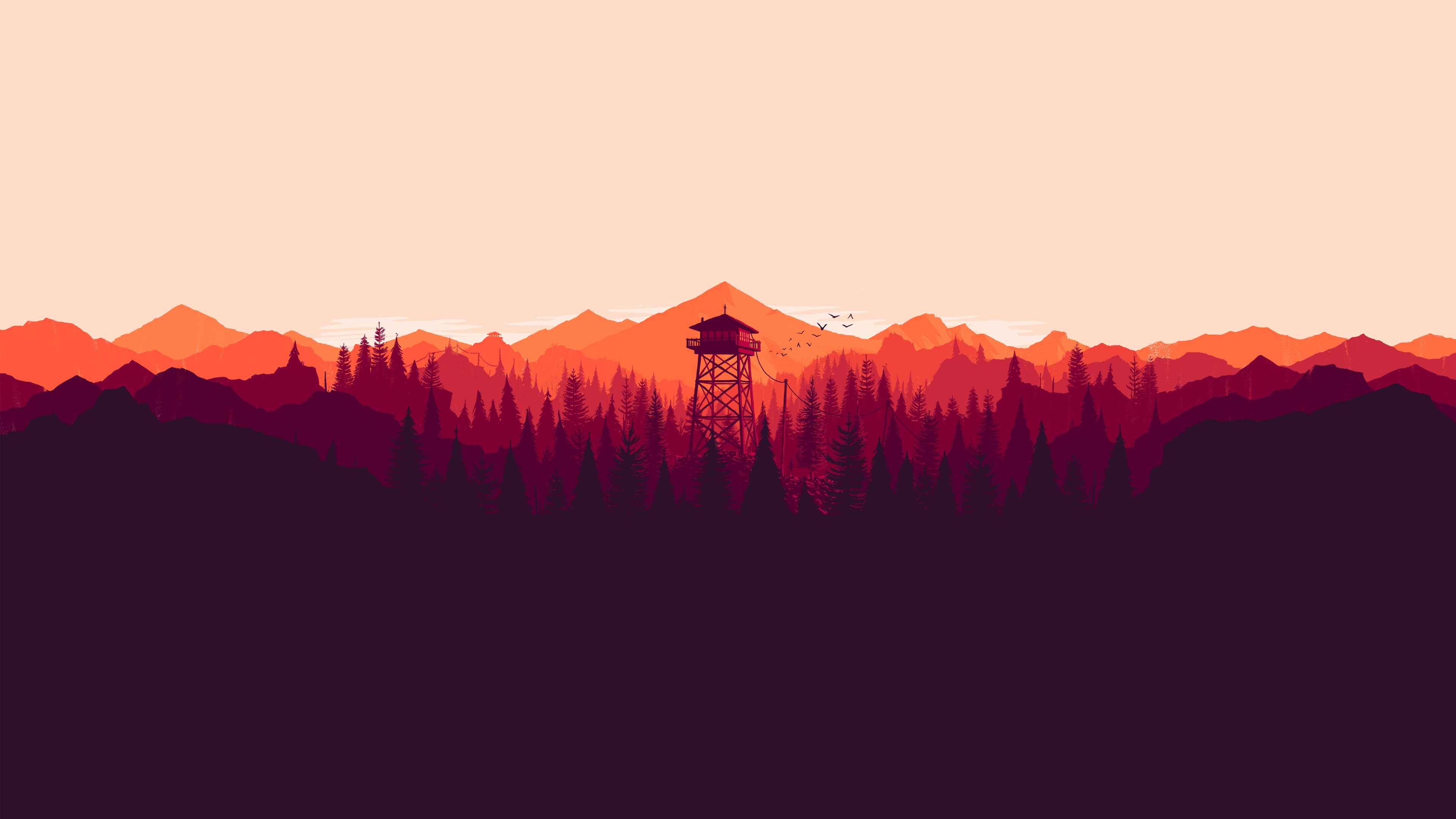 android firewatch, tower, video game