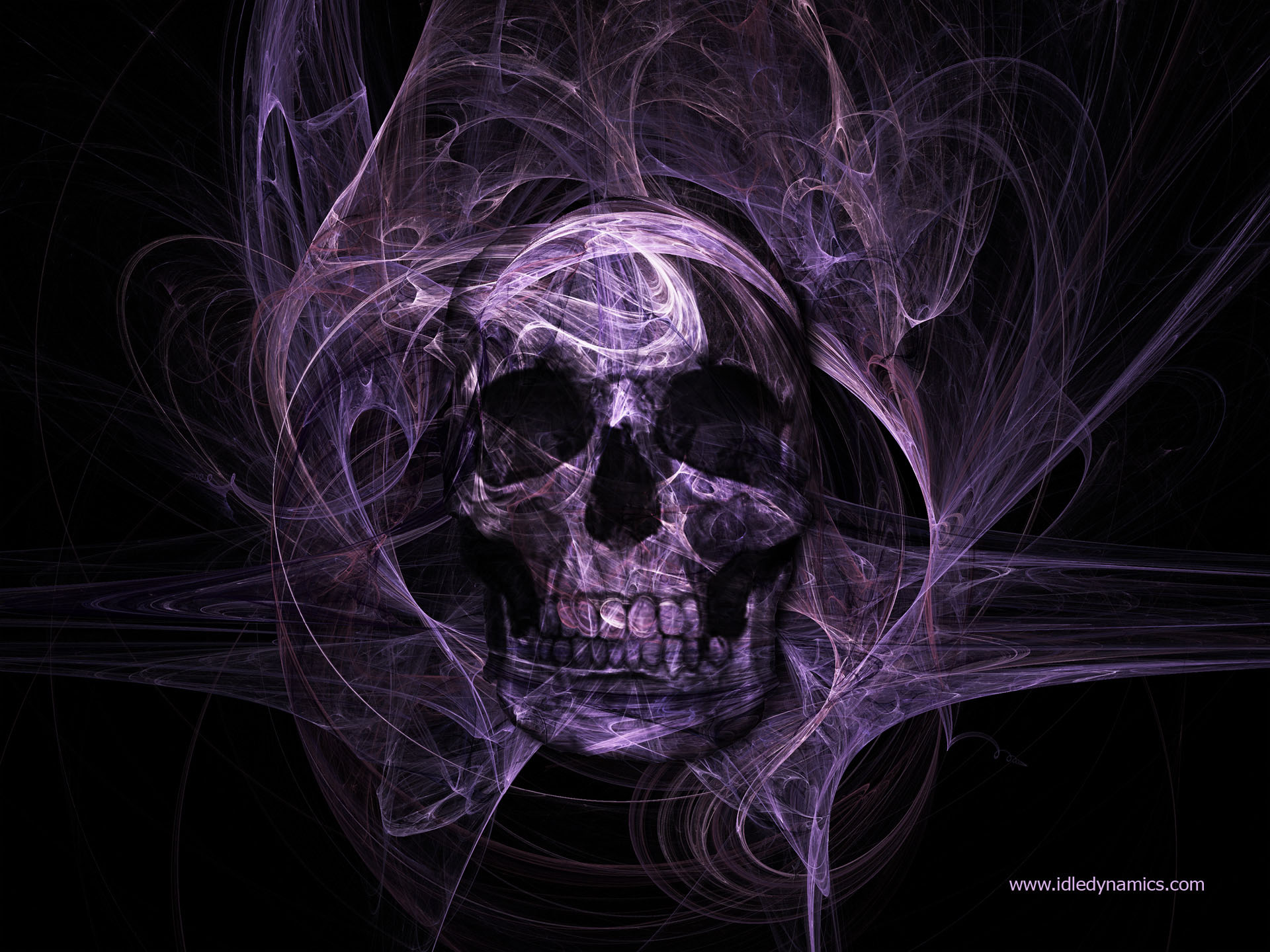 skull, purple, dark 4K Ultra