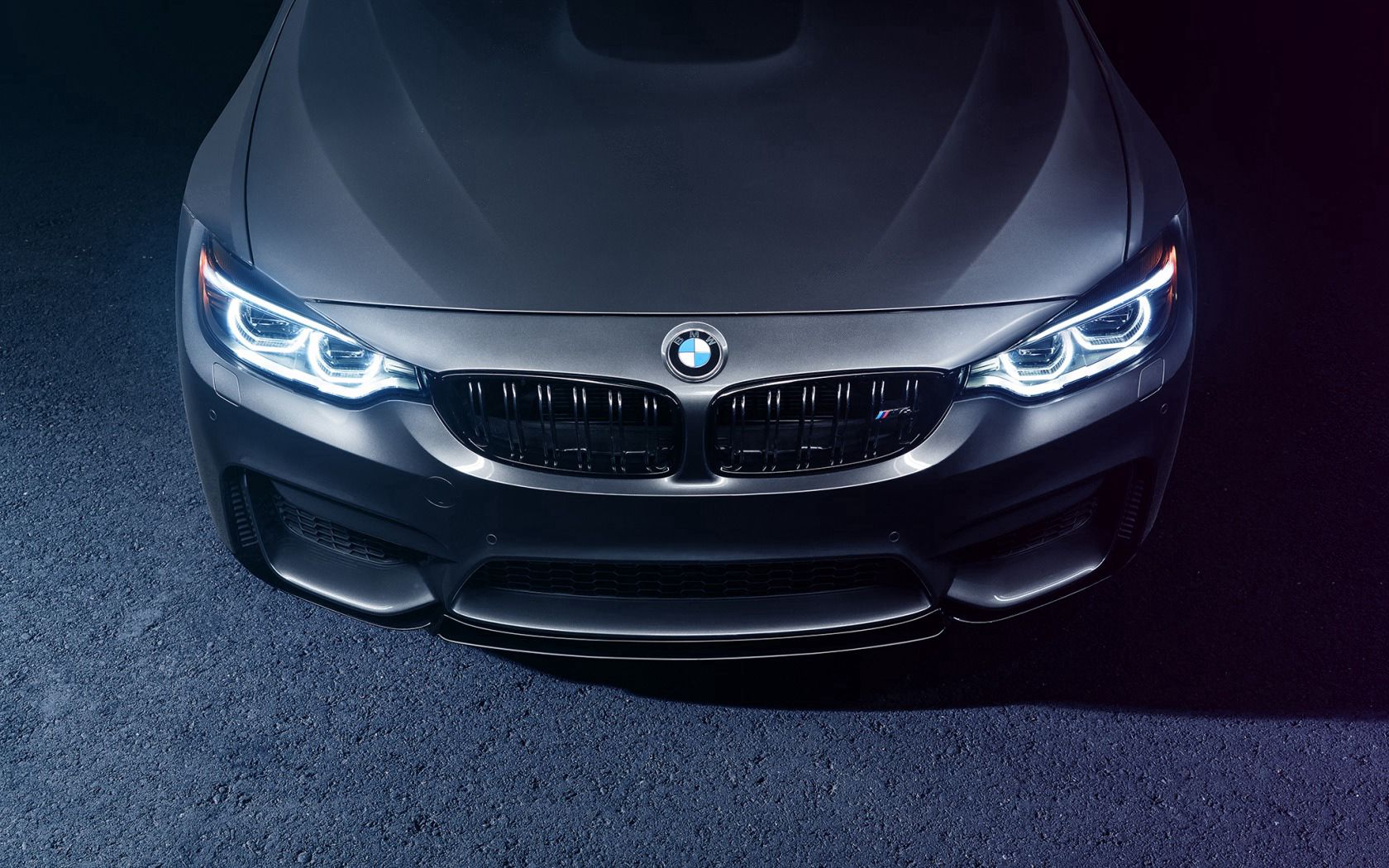 bmw, cars, front view, hood, m4 5K