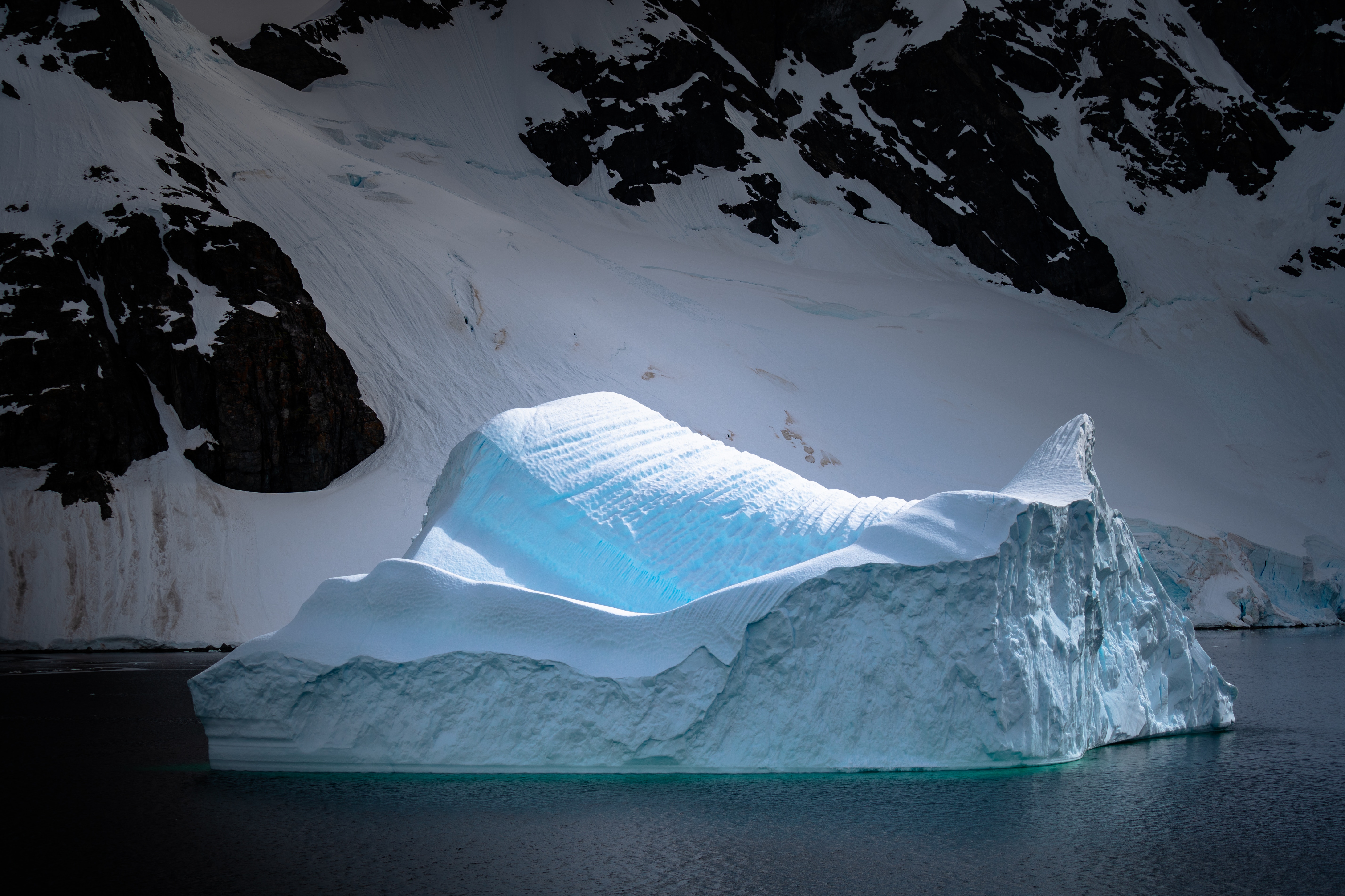 glacier, nature, snow, mountain, antarctica