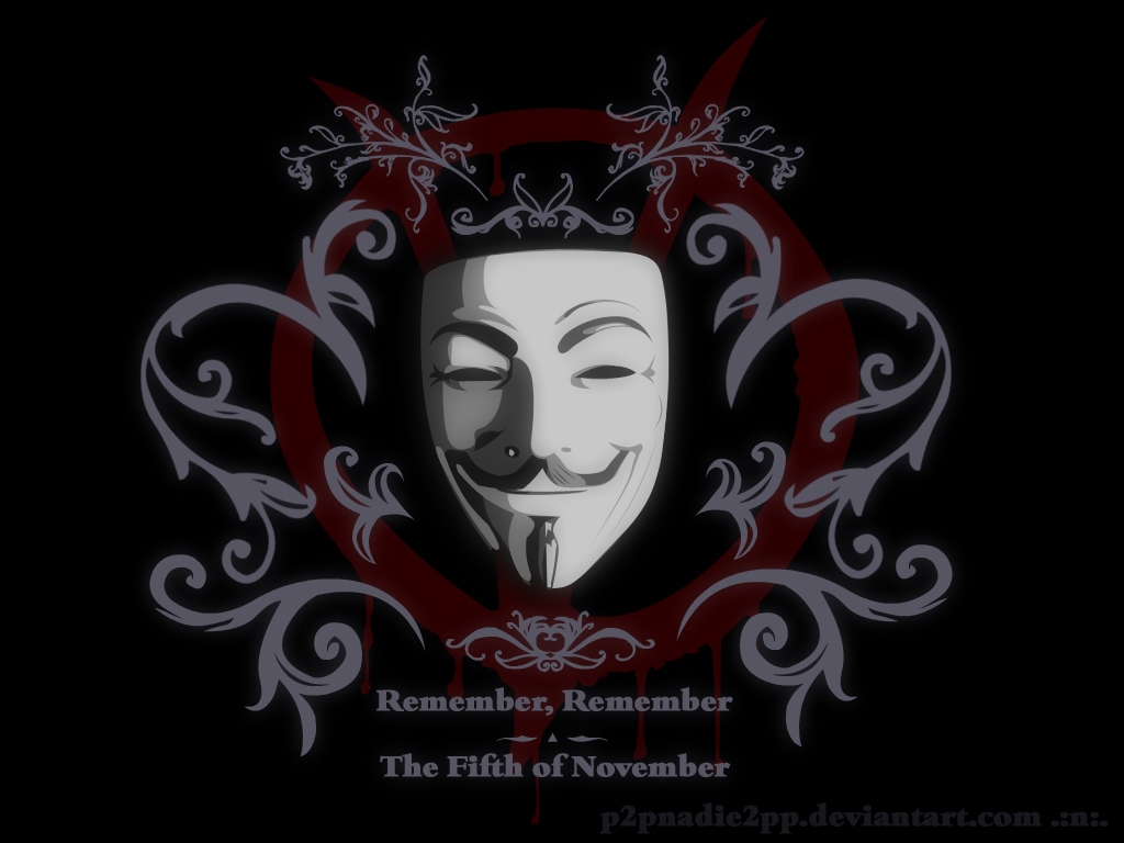 HQ V For Vendetta Background