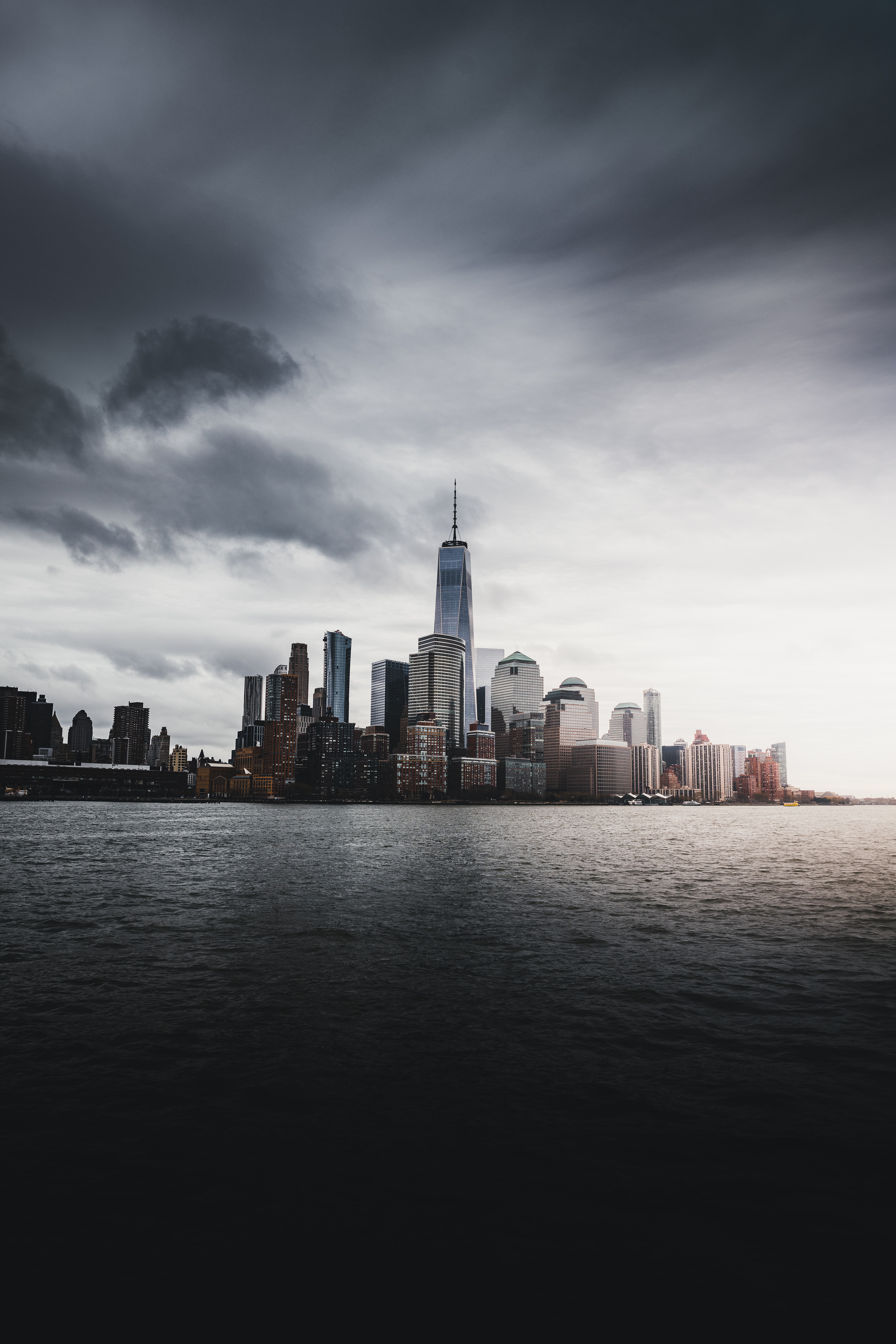Laden Sie das Städte, Usa, Wolkenkratzer, Panorama, New York-Bild kostenlos auf Ihren PC-Desktop herunter