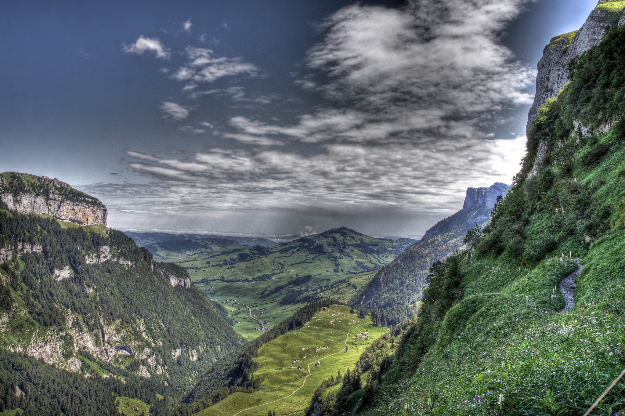 Download Phone wallpaper view, mountains, nature, rocks