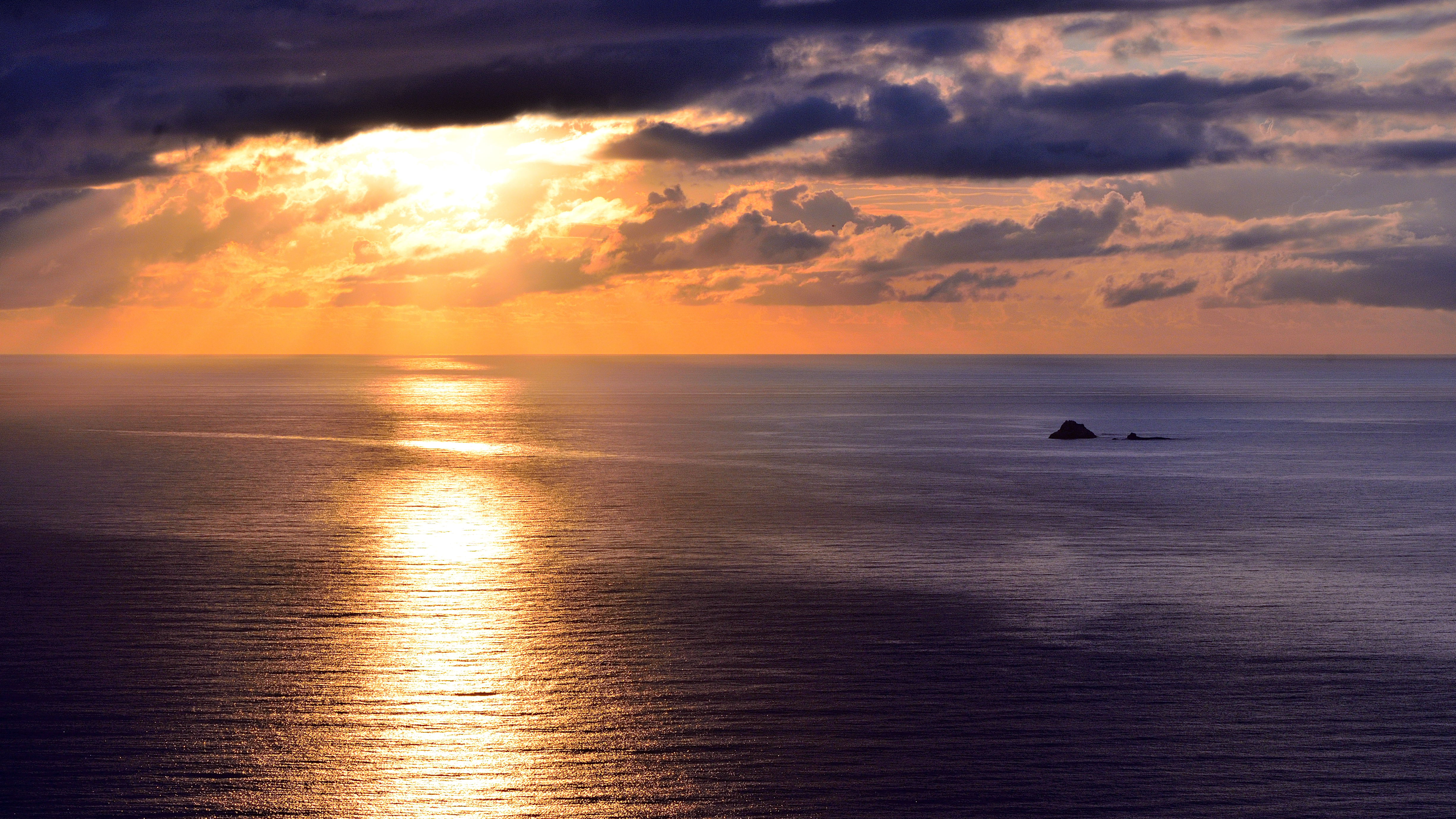 61016 Hintergrundbild herunterladen natur, sunset, sea, clouds, horizont, wellen, ripple, sonnenlicht, brasilien, brazilien - Bildschirmschoner und Bilder kostenlos