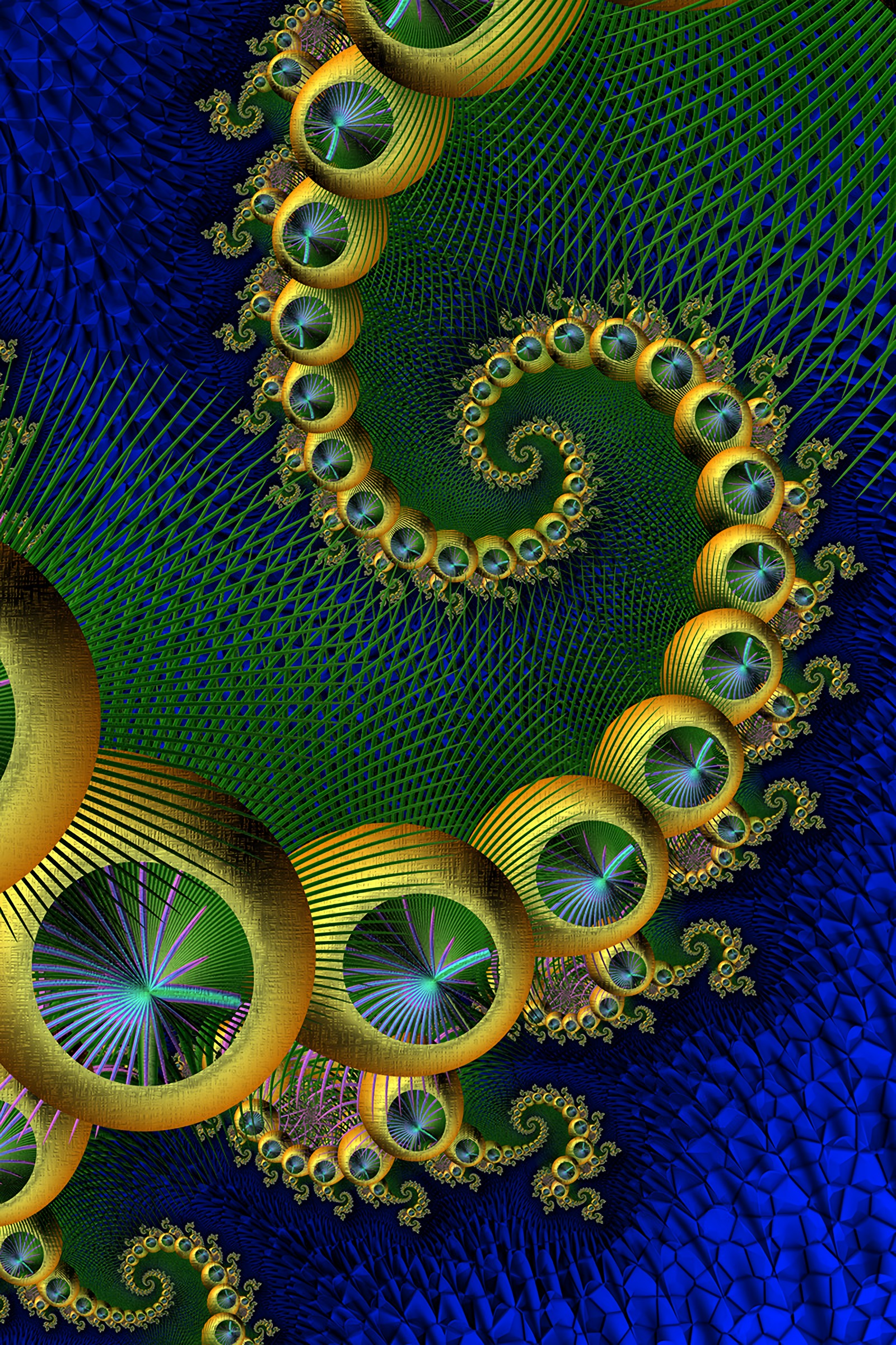 spiral, pattern, fractal, abstract, twisting, torsion HD wallpaper