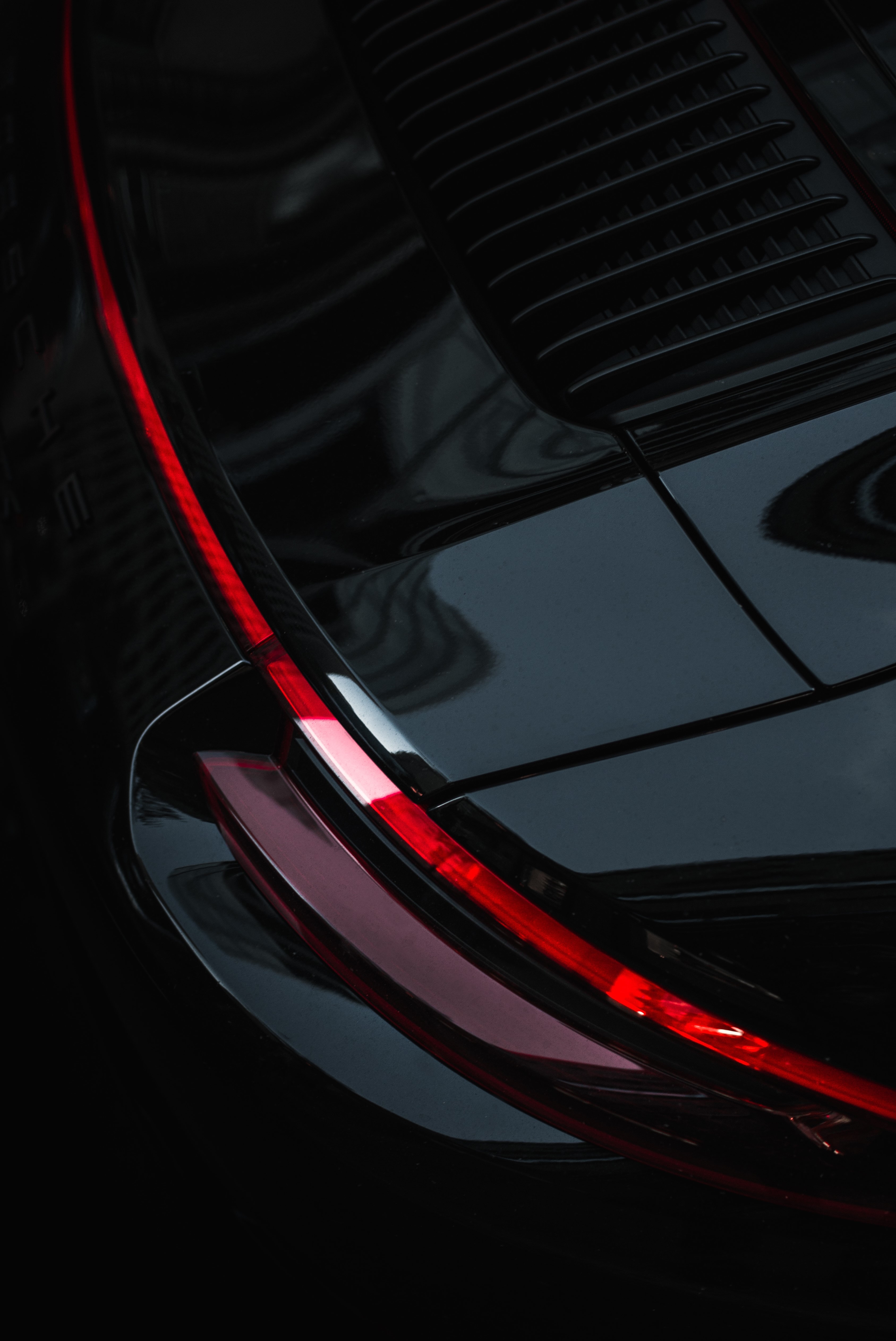 car, black, cars, red, machine, lamp, lantern, line wallpapers for tablet