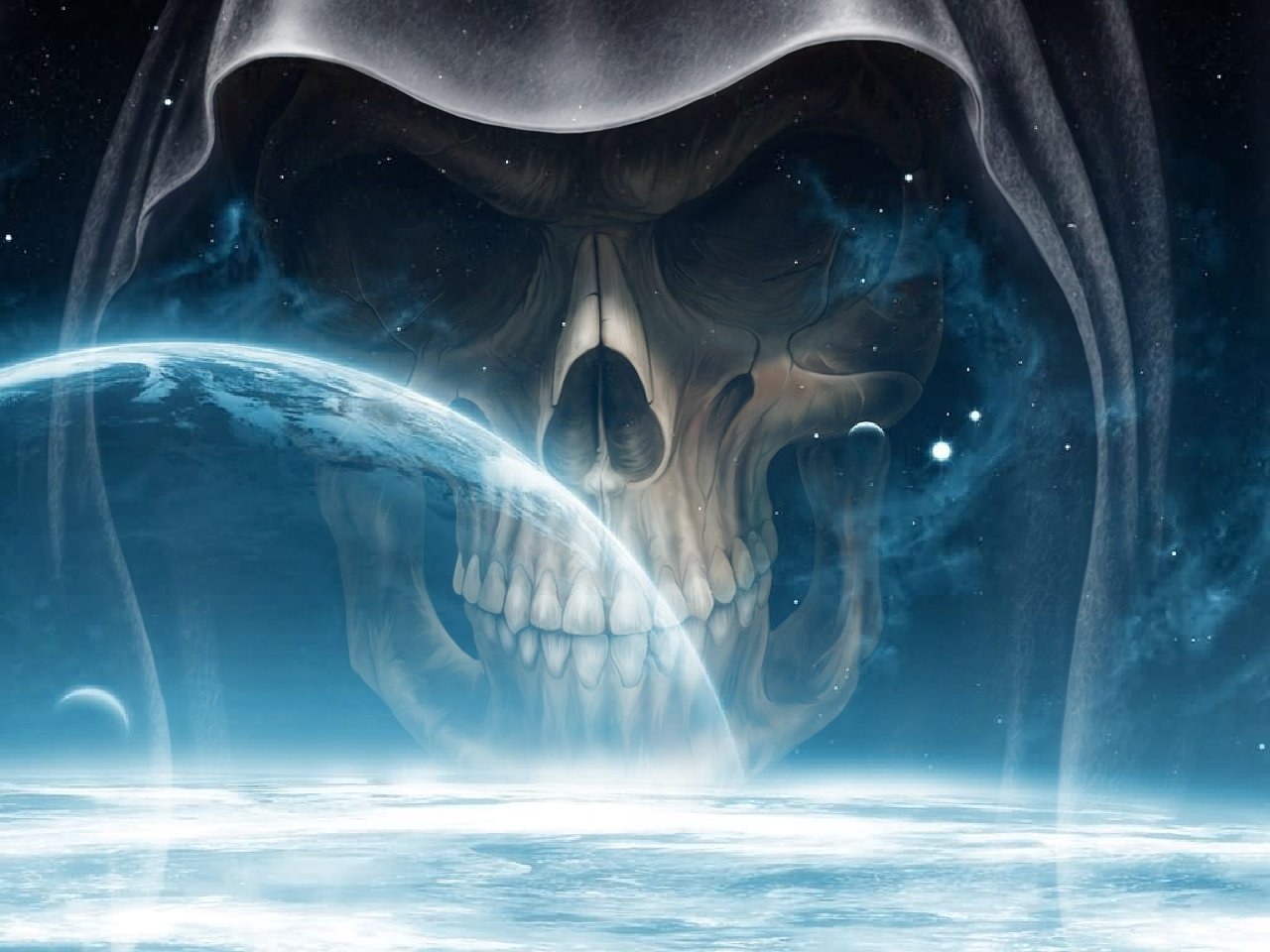 planets, death, fantasy HD wallpaper