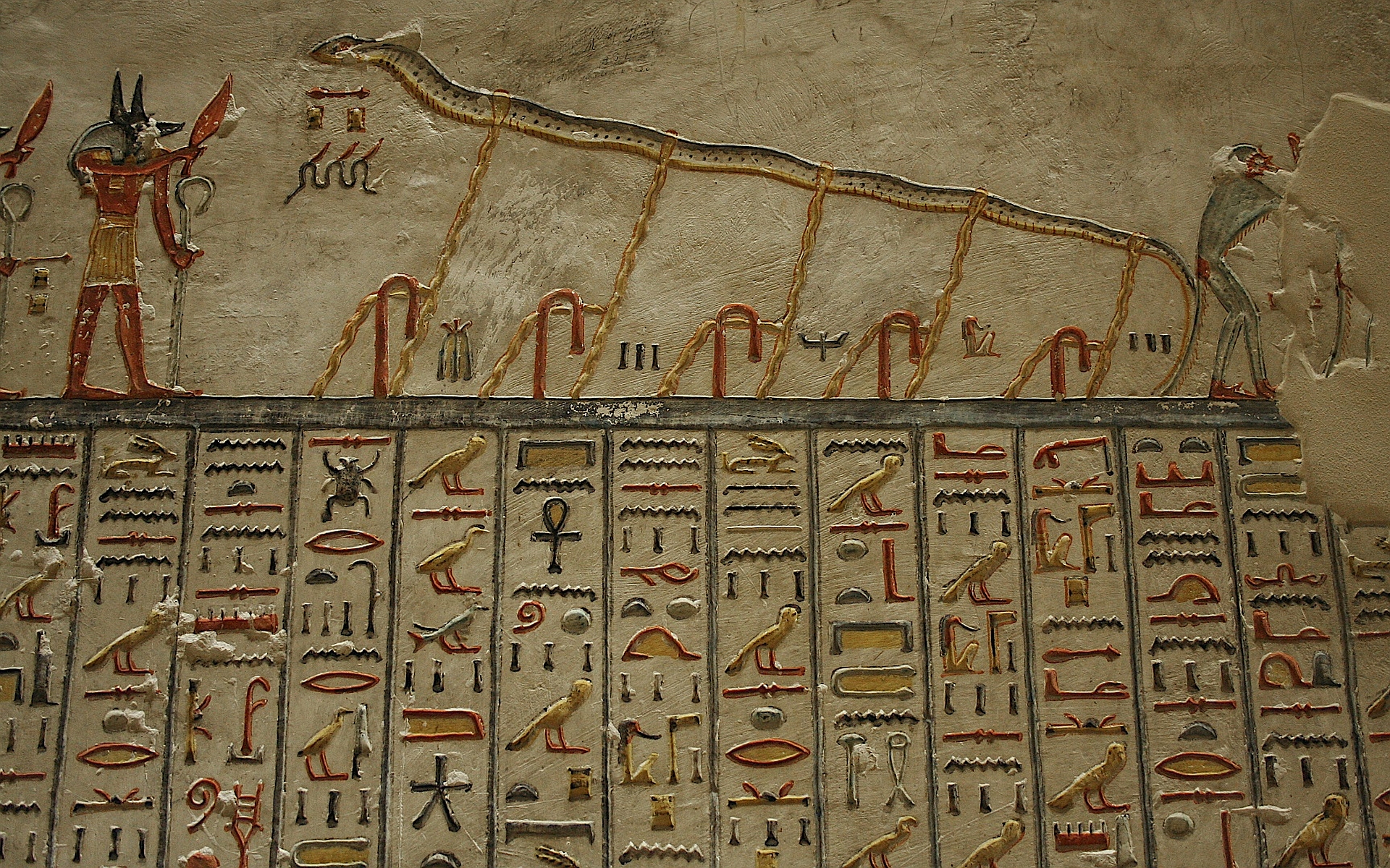 Идеограмма божеств древнего Египта