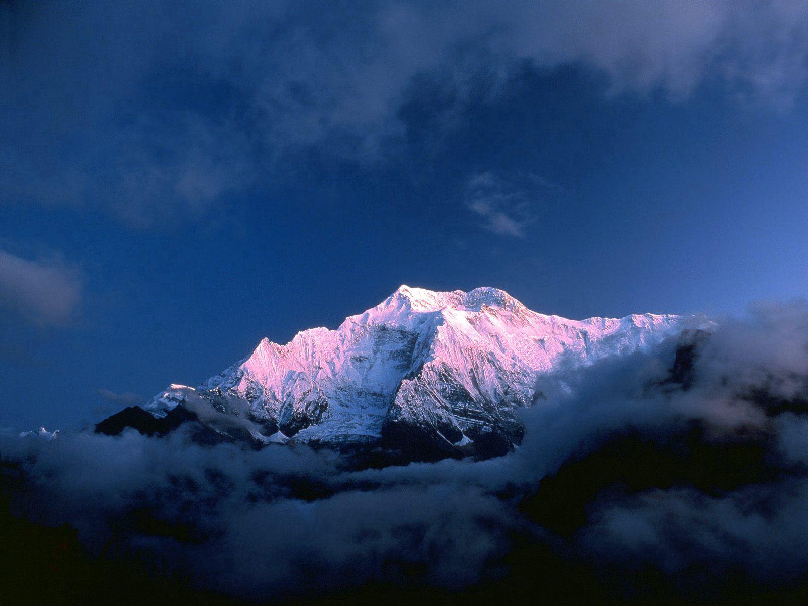 vertex, nature, mountains, clouds, snow, top, himalayas, nepal