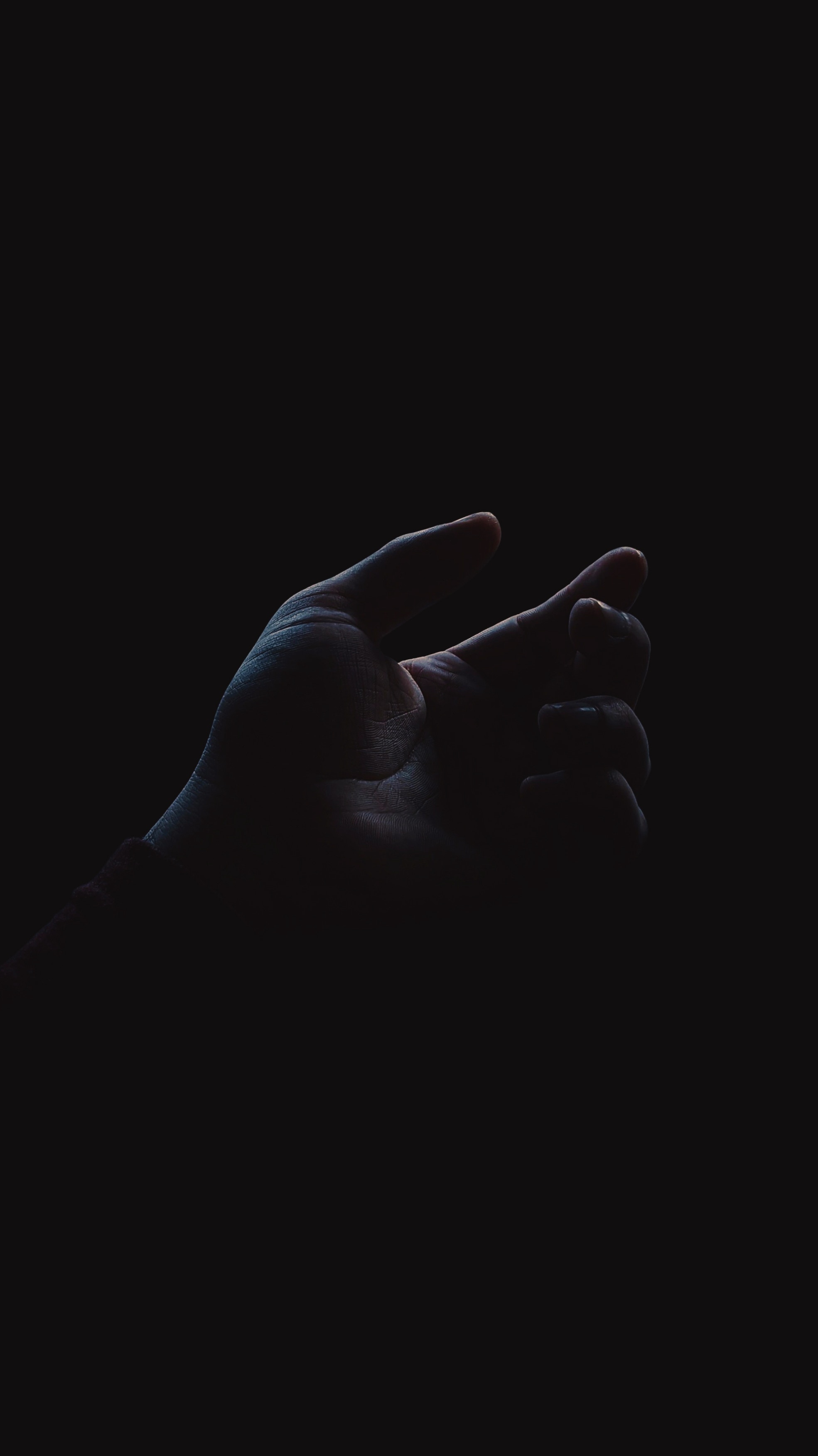 hand, dark, palm, fingers HD wallpaper