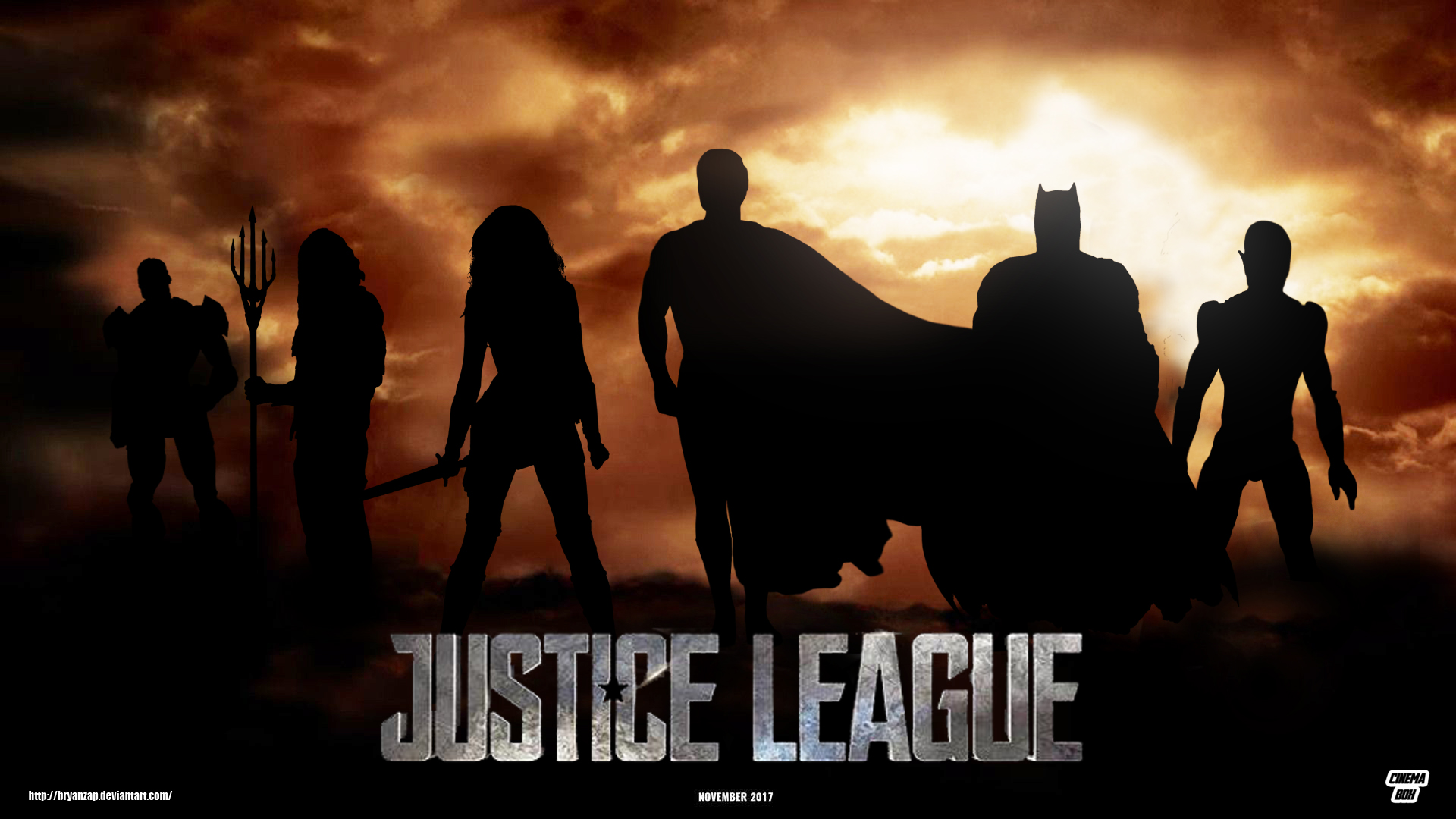 silhouette, aquaman, movie, justice league, batman, cyborg (dc comics), flash, superman, wonder woman QHD