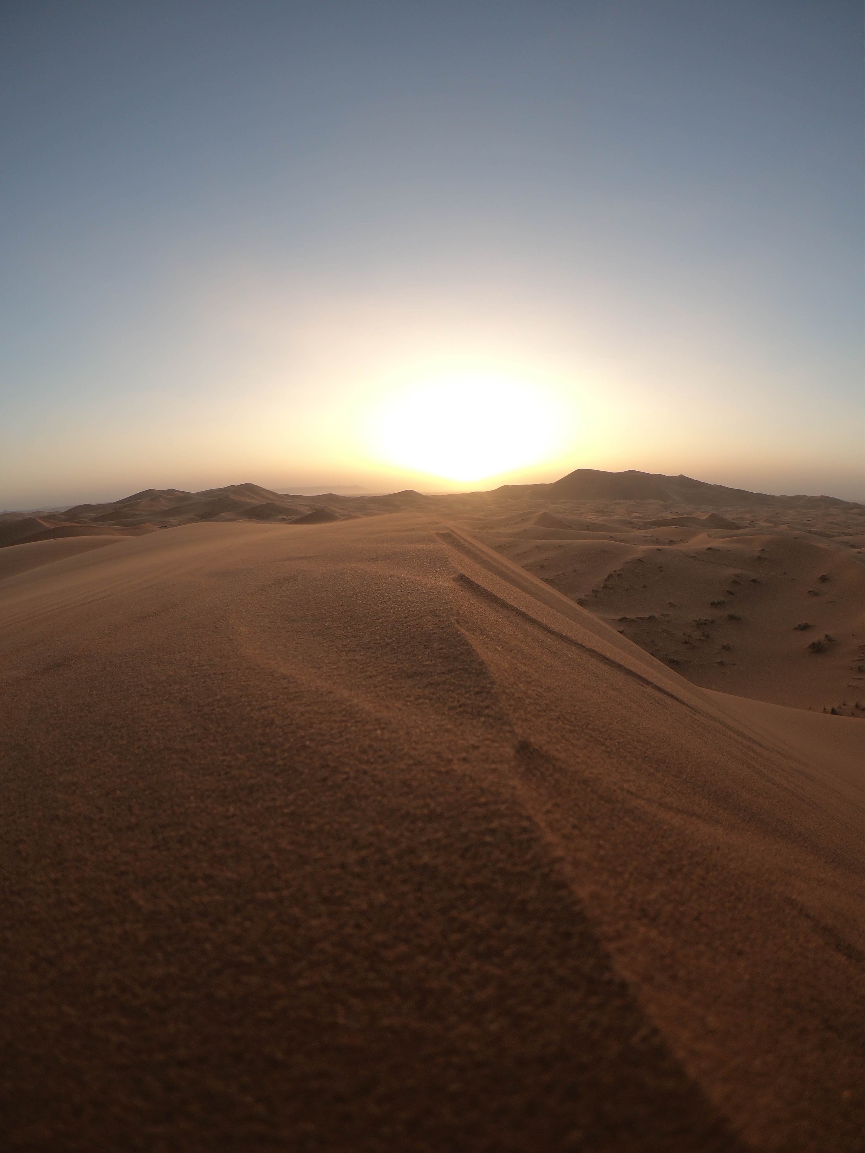 links, sand, nature, sunset HD Phone wallpaper