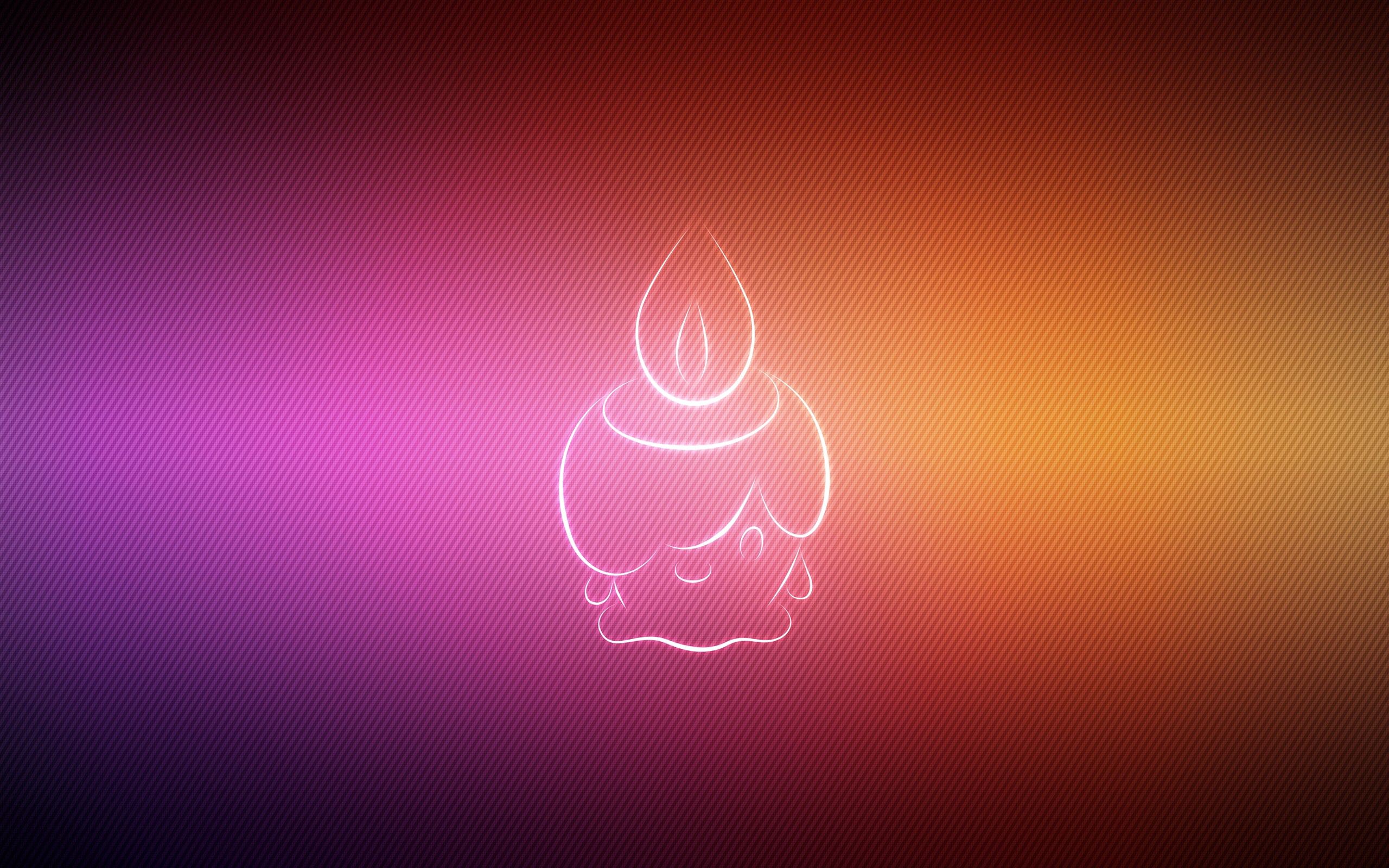 Phone Background bright, pokémon, litwick, pink