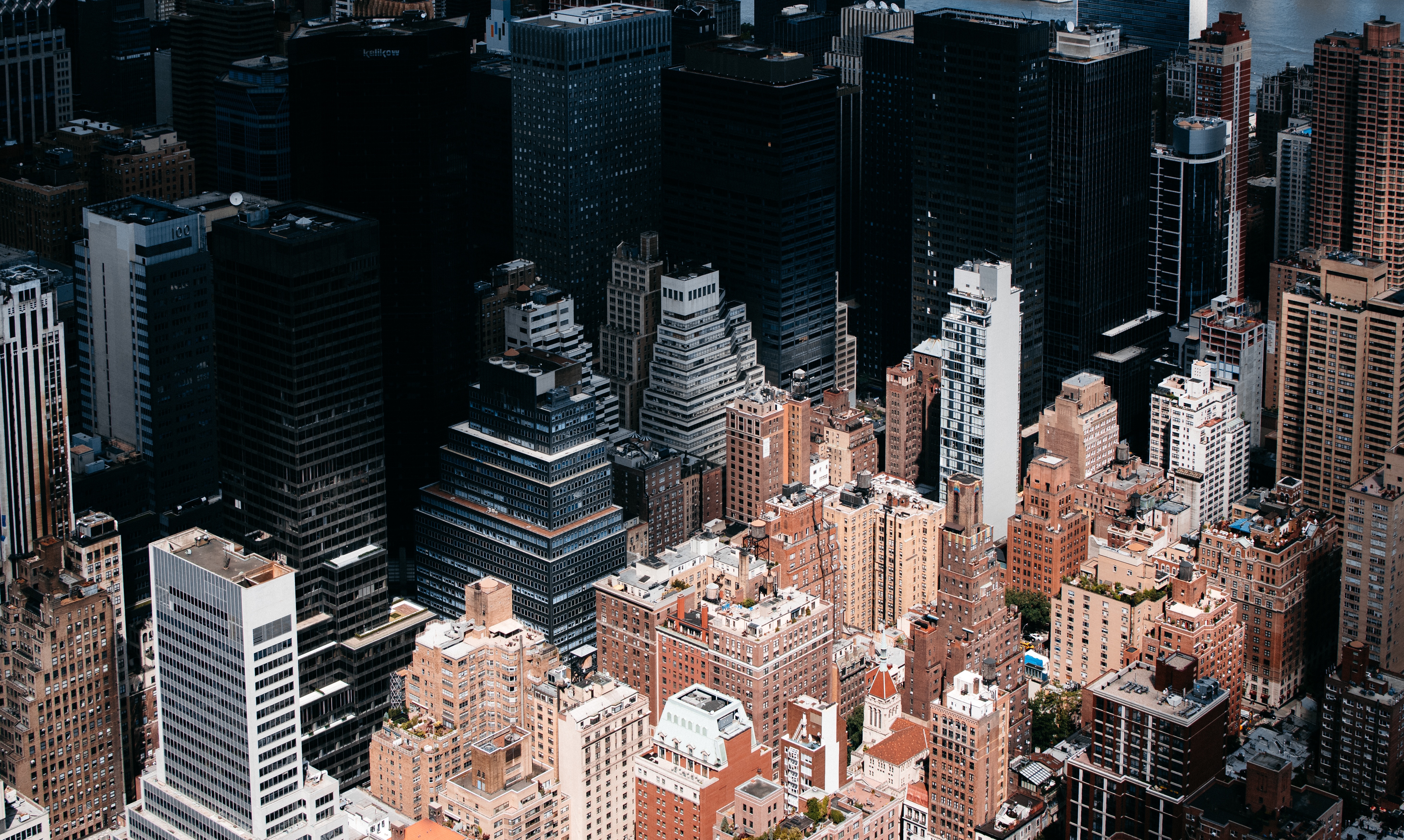 cities, usa, building, view from above, skyscrapers, united states, new york
