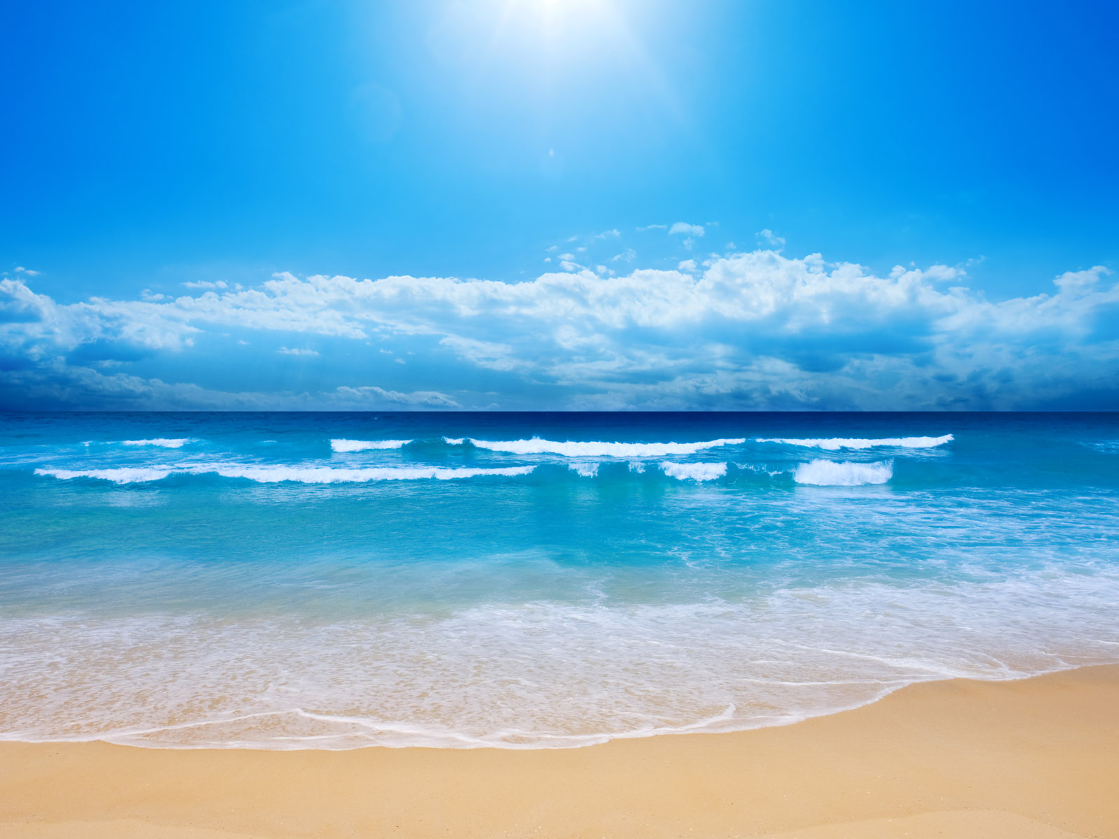 beach, sea, earth, wave, sky, cloud, horizon, ocean, sand for android