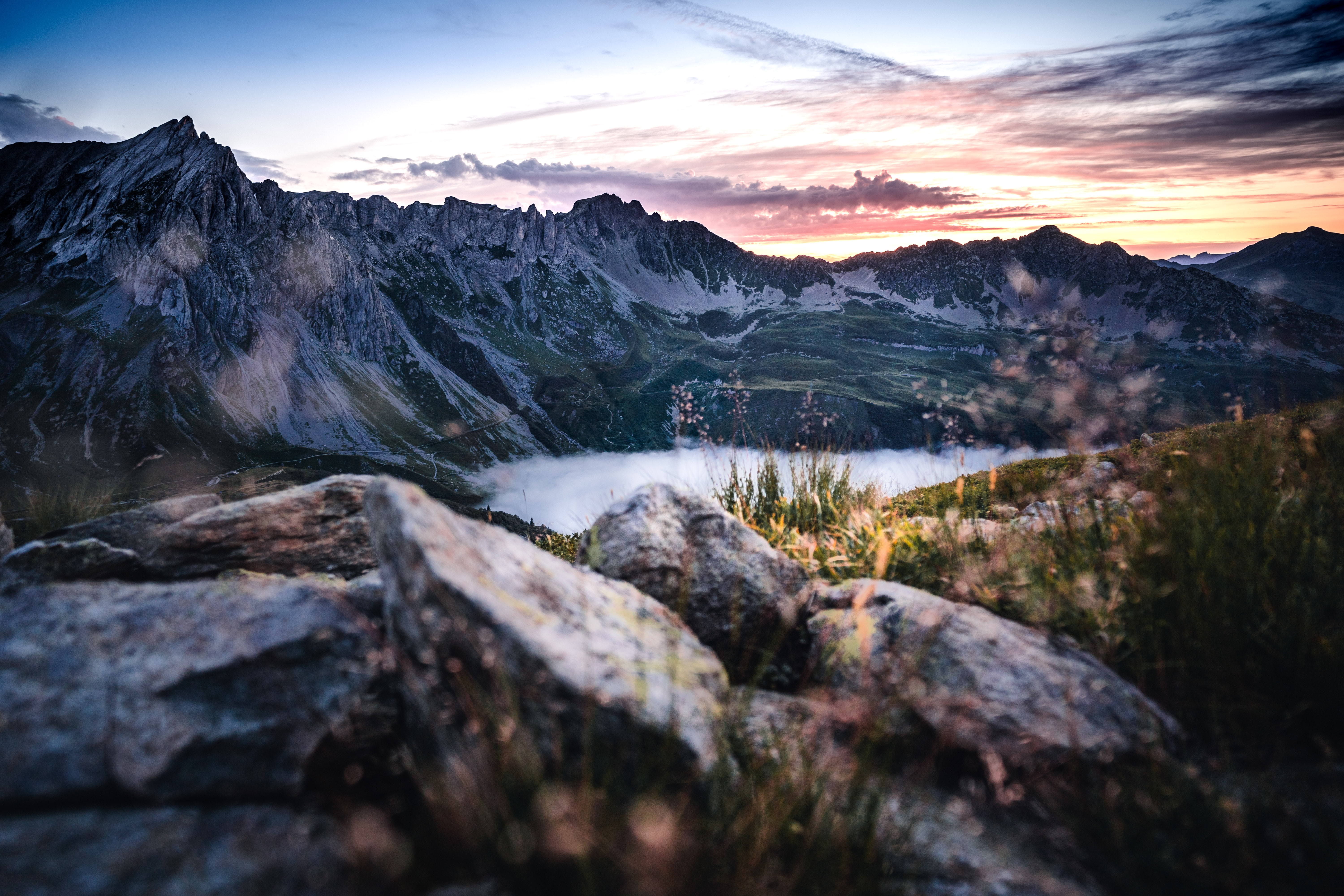 Laden Sie das Landschaft, Natur, Mountains, Felsen, Die Steine, See, Gebirge, Bergkette-Bild kostenlos auf Ihren PC-Desktop herunter