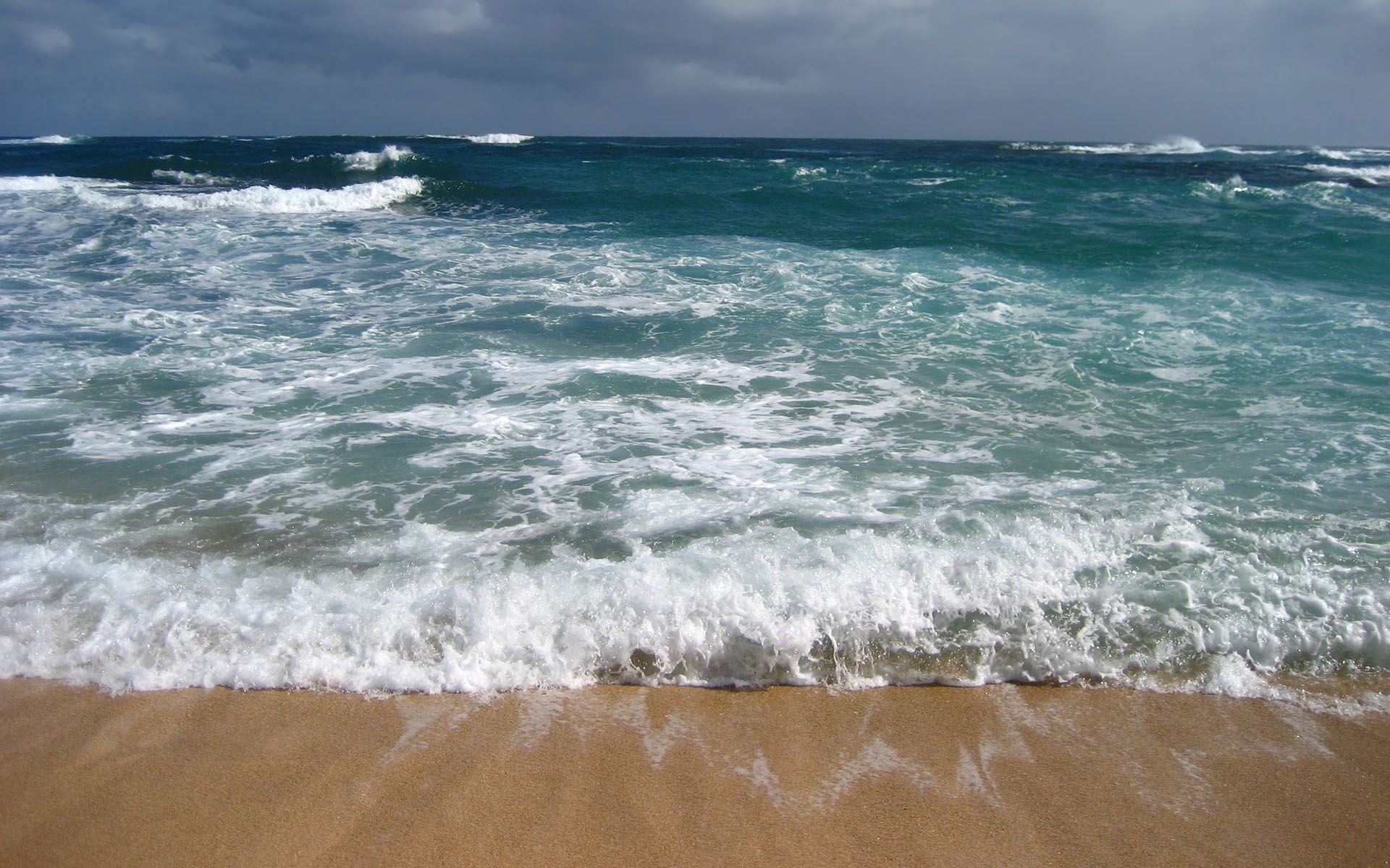 146294 Hintergrundbild herunterladen natur, sea, waves, strand, element, macht, stärke, schaum - Bildschirmschoner und Bilder kostenlos