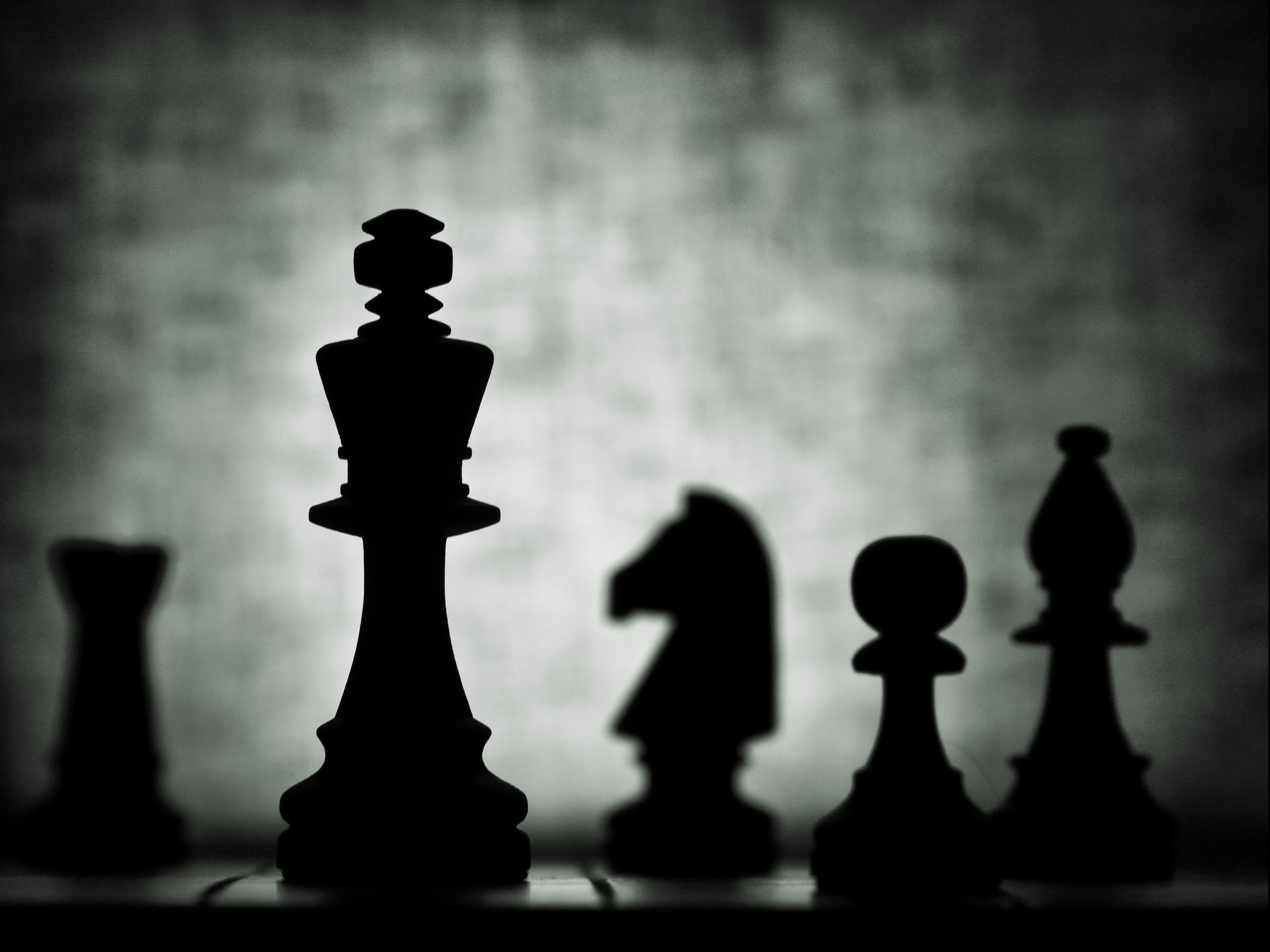 chess, game, dark, black, shapes, shape, king QHD
