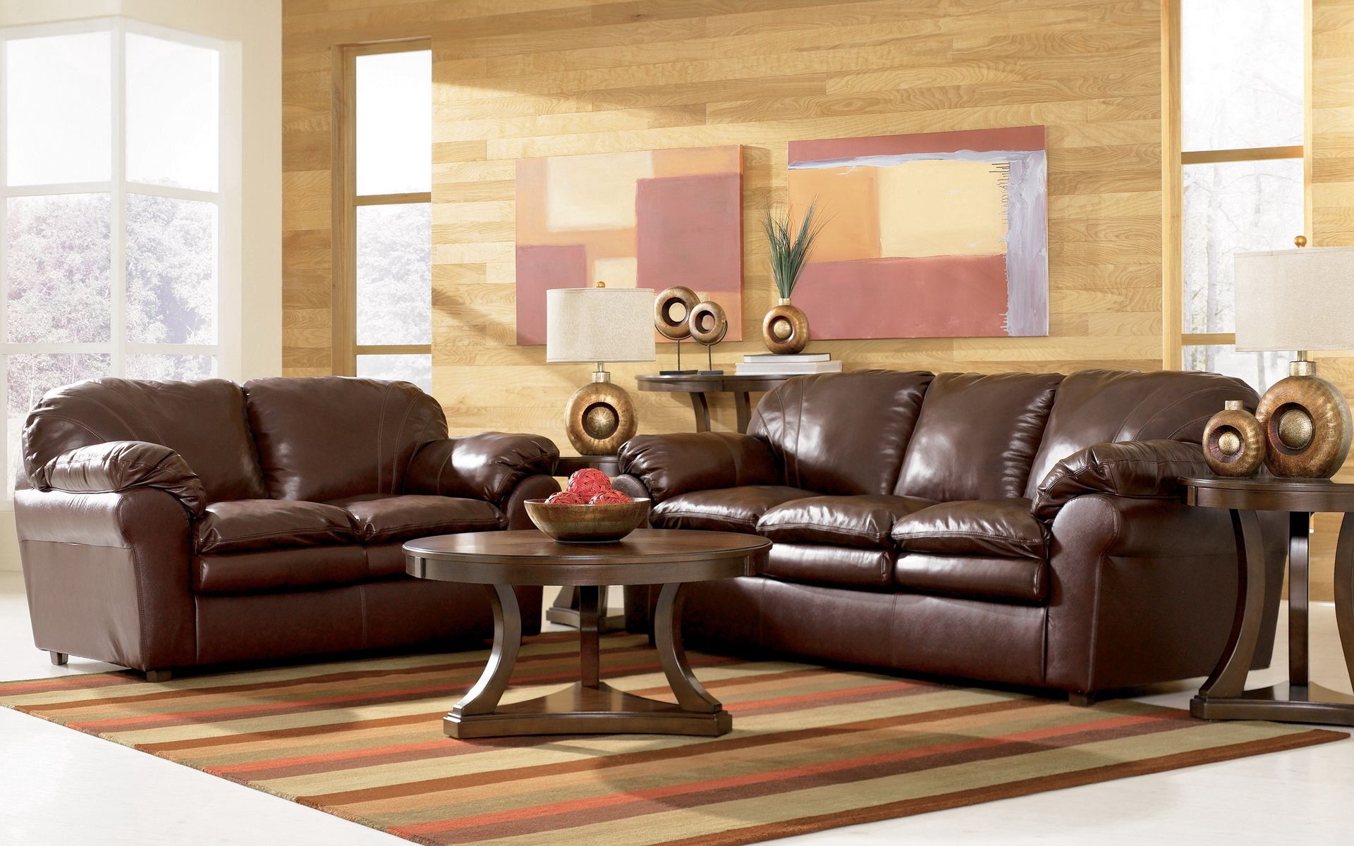 wallpapers leather, windows, walls, miscellanea, miscellaneous, room, sofa, armchair, furniture, skin