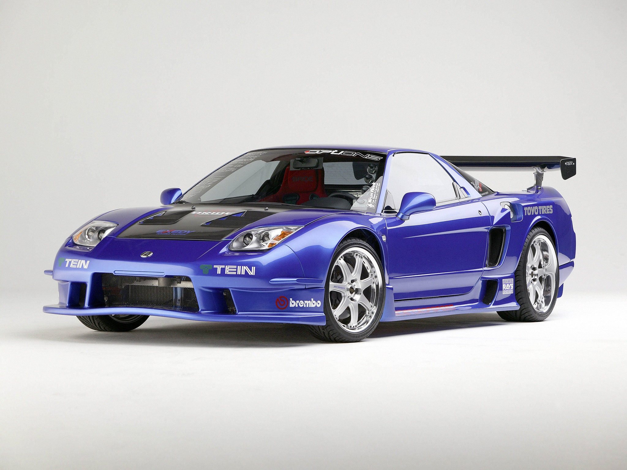 sports, auto, acura, cars, blue, front view, style, akura, 2003, nsx, hsx, nsh
