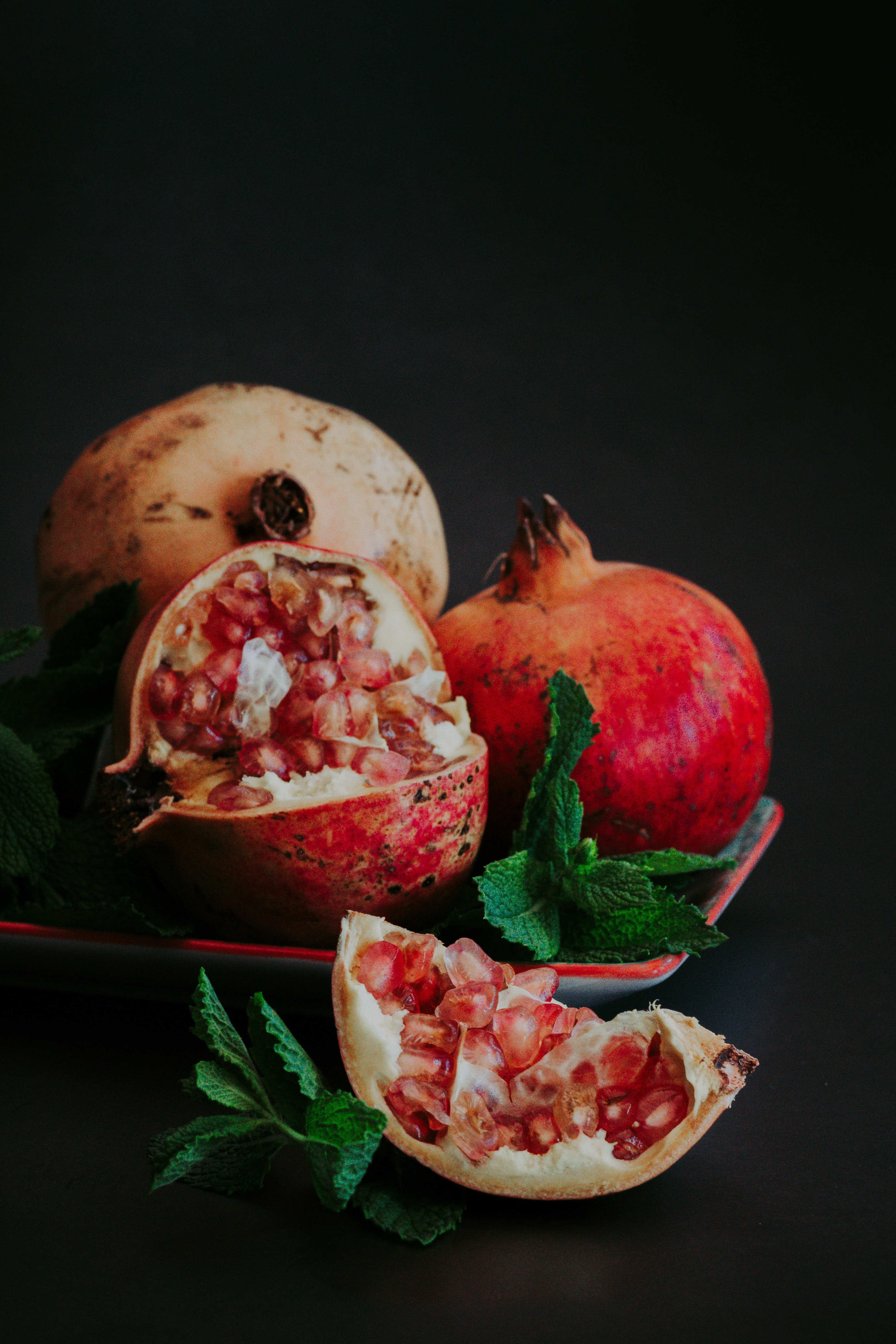 1080p pic pomegranate, lobule, food, fruit