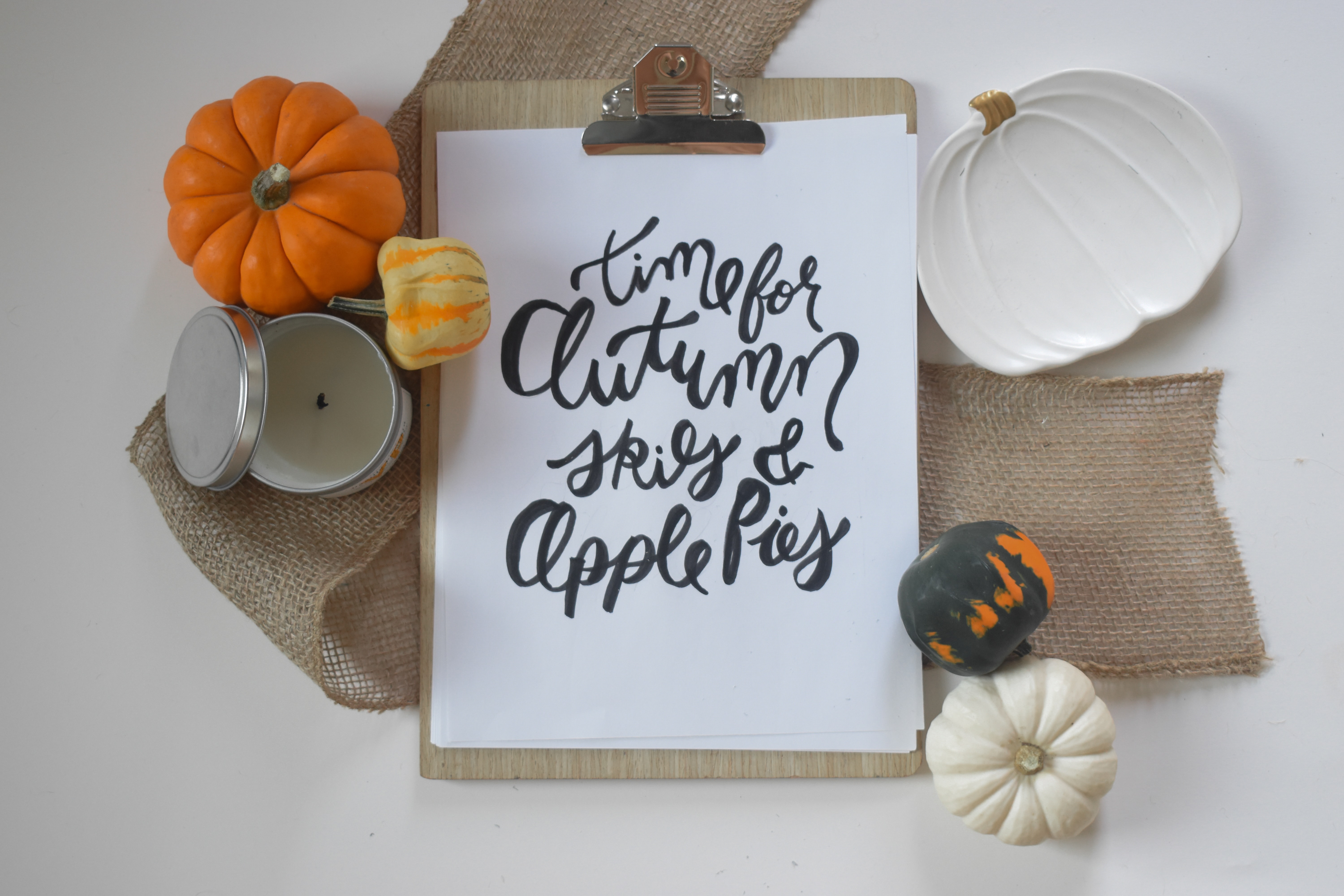 lettering, autumn, inscription 4K iPhone