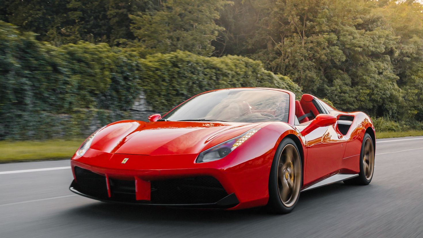 Феррари (Ferrari), Тачки (Cars), Красный, Автомобиль, Движение, Ferrari 458...