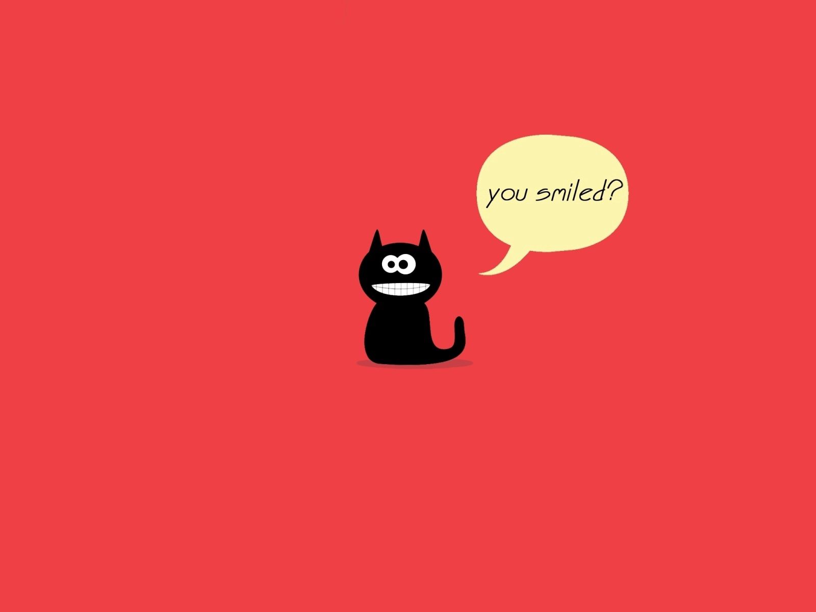 4K Phone Wallpaper words, cat, drawing