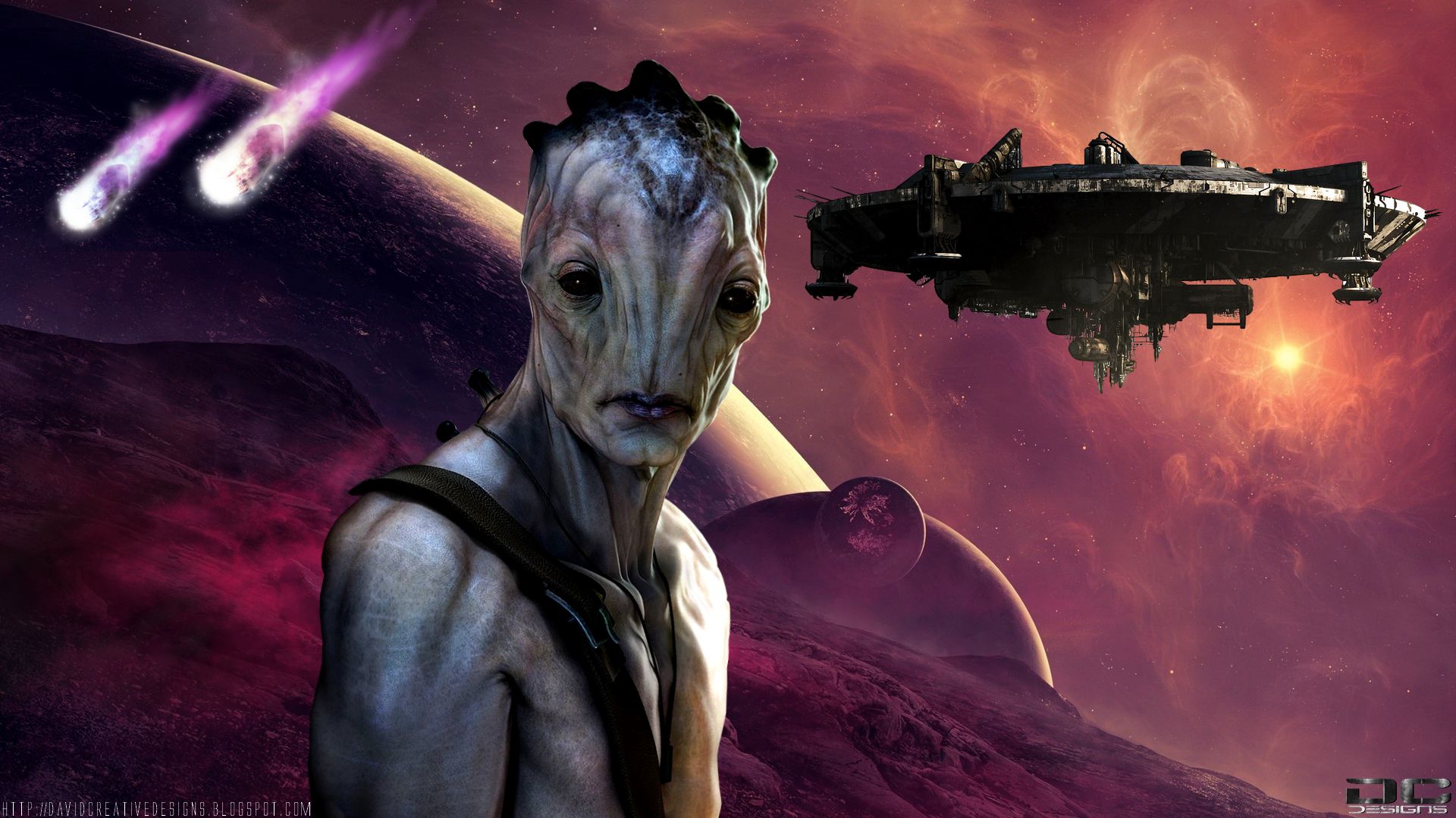 sci fi, alien, extraterrestrial HD wallpaper