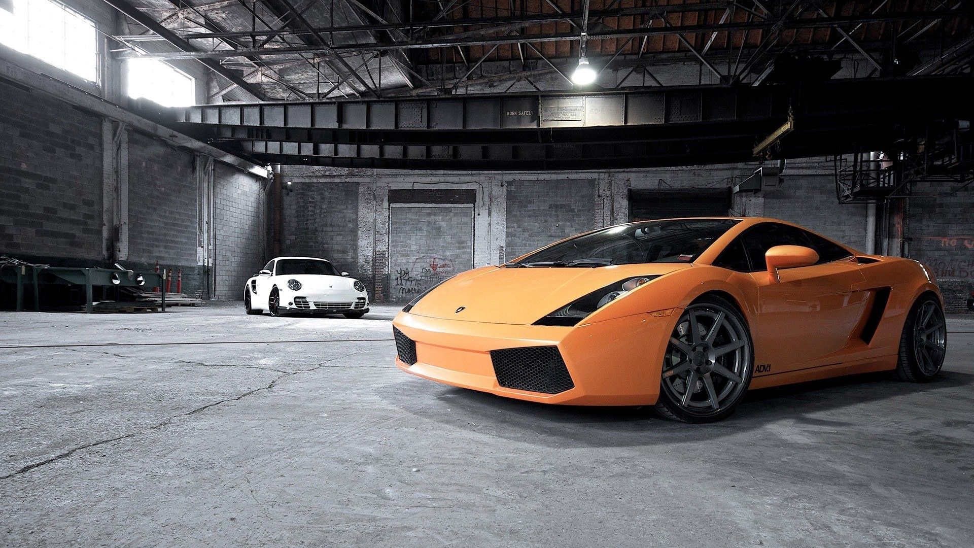 Handy-Wallpaper Auto, Lamborghini, Cars, Stil, Die Garage, Garage kostenlos herunterladen.