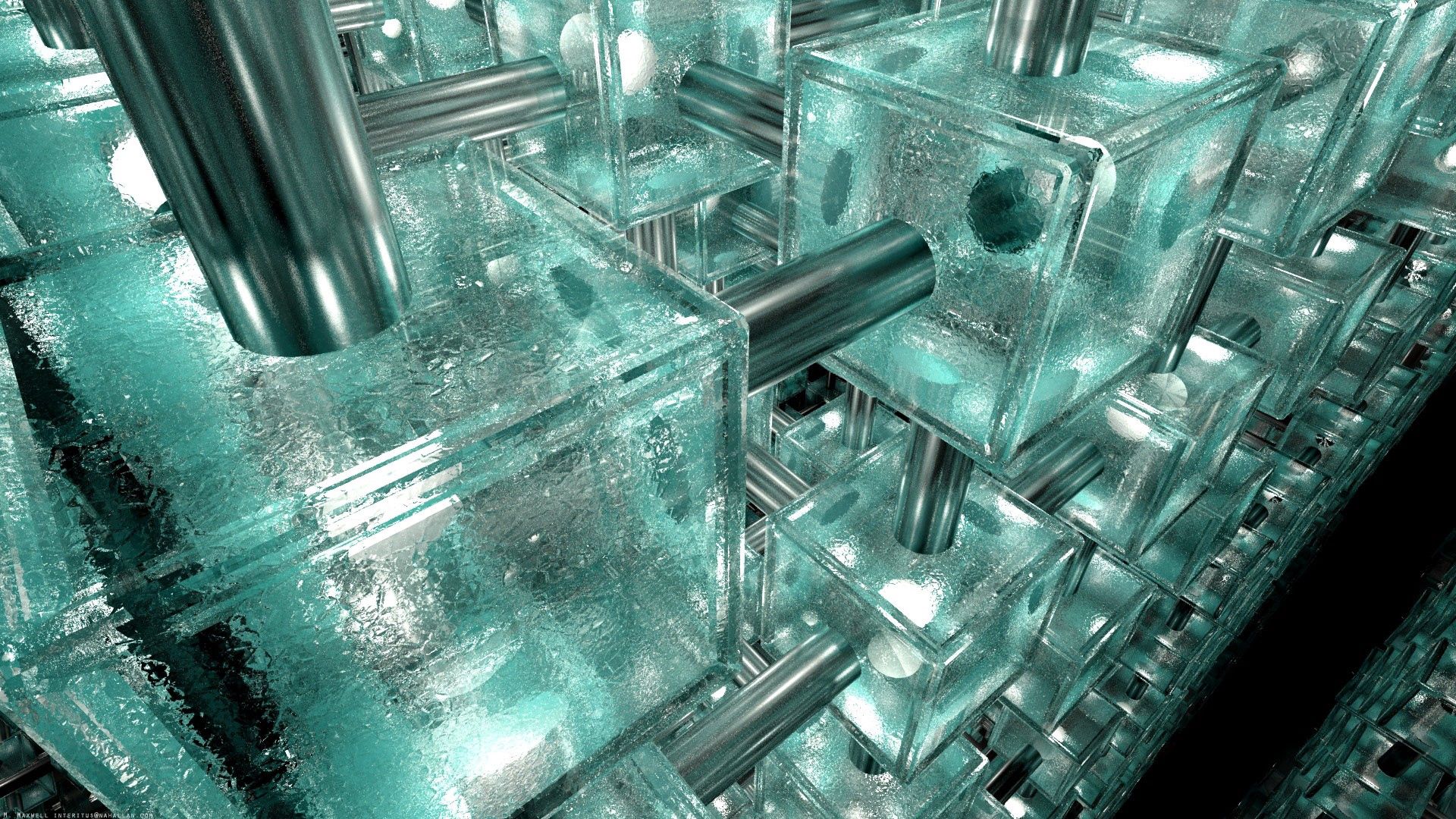 iPhone Wallpapers abstract, device, glass, ice Metal