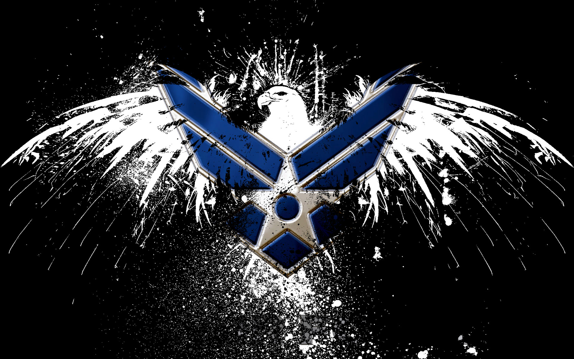 HD wallpaper air force, military, logo