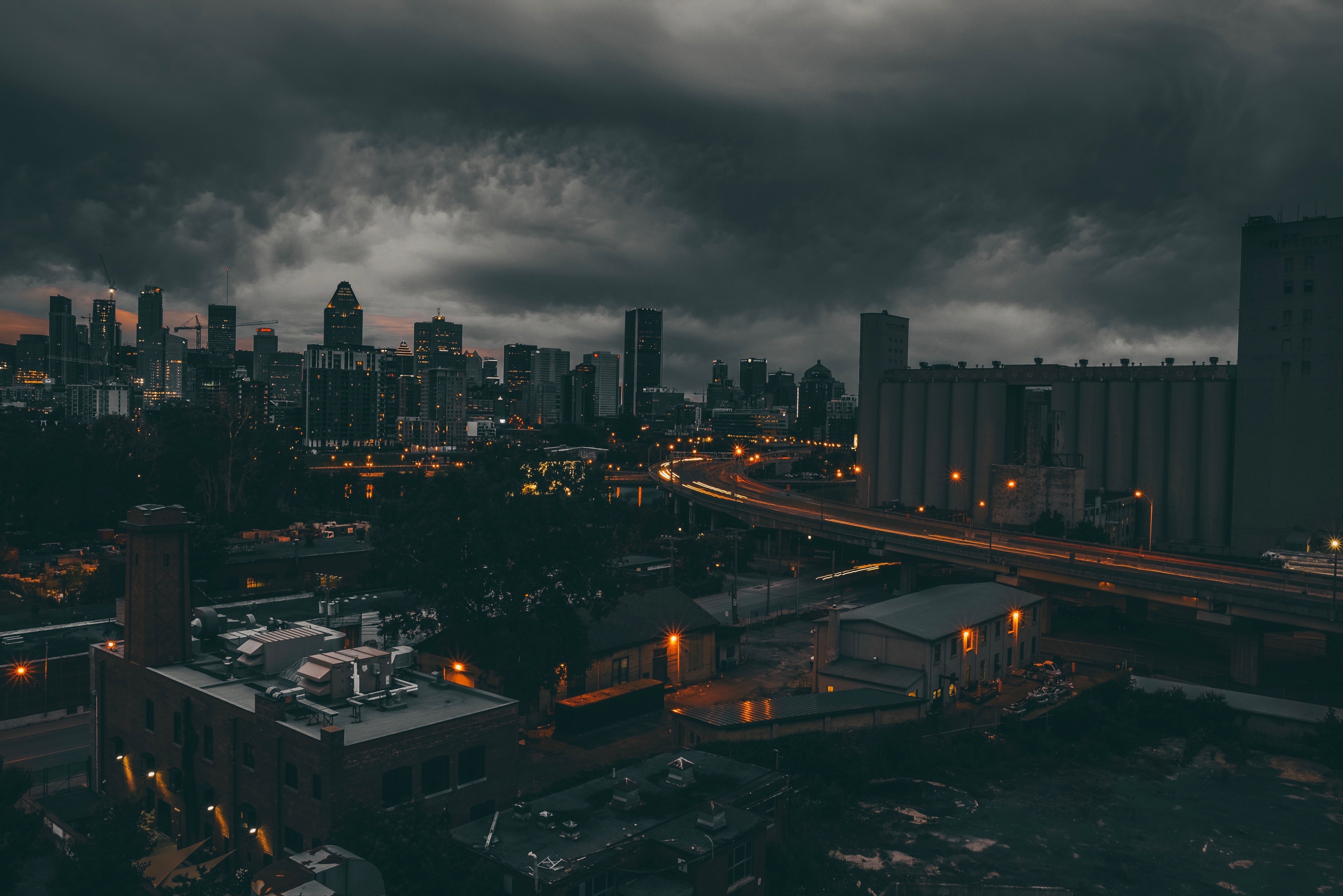 night city, cities, canada, montreal Aesthetic wallpaper