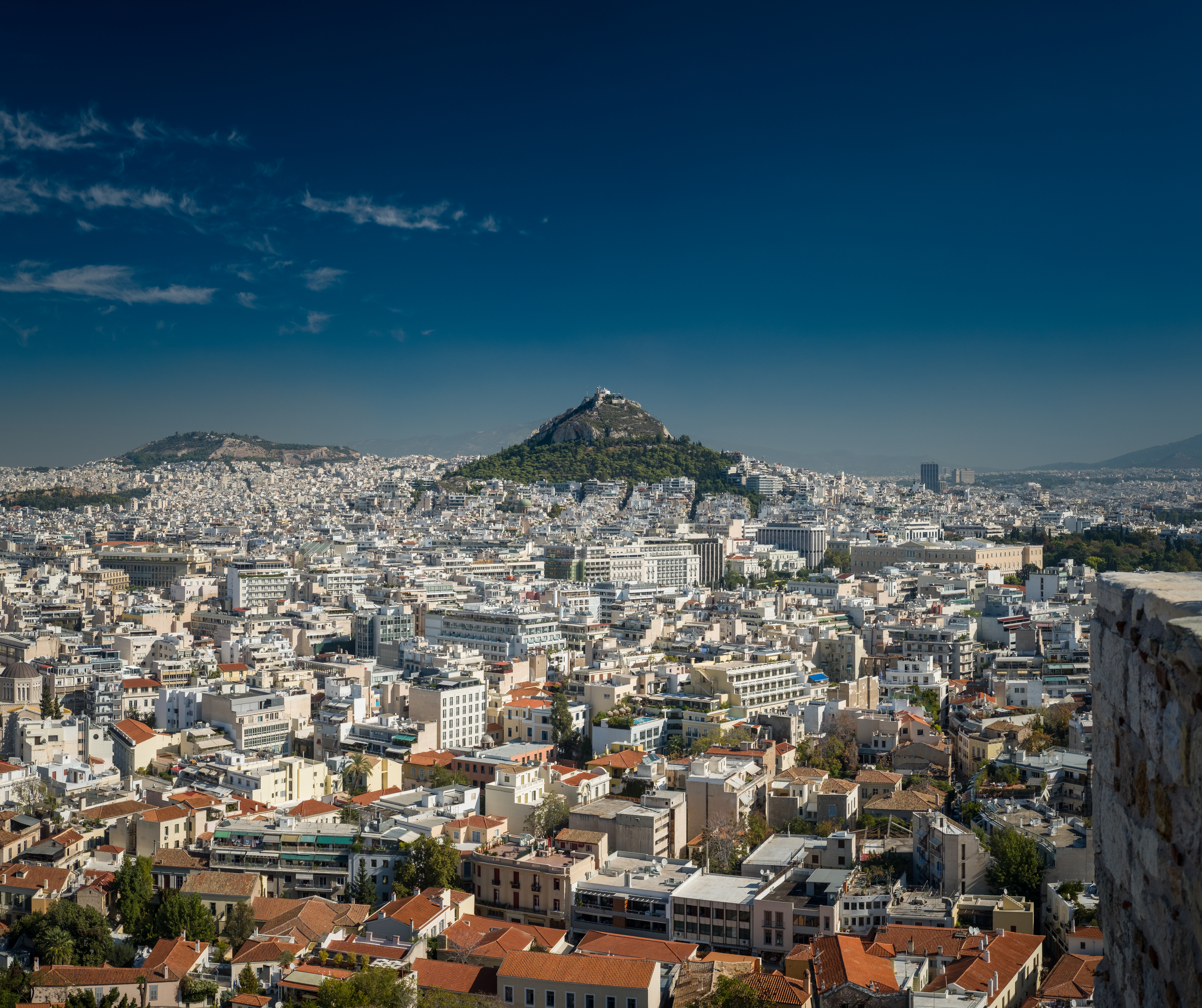 greece, europe, cities, city, building, view from above, athens HD wallpaper