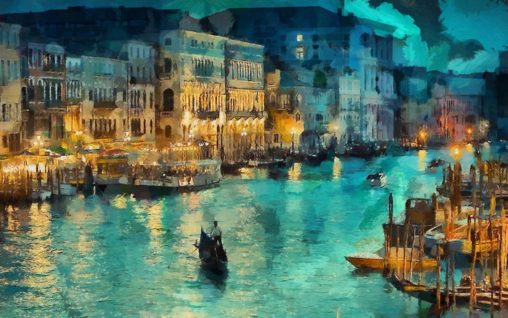 Handy-Wallpaper Landschaft, Wasser, Bilder, Boote, Venedig kostenlos herunterladen.