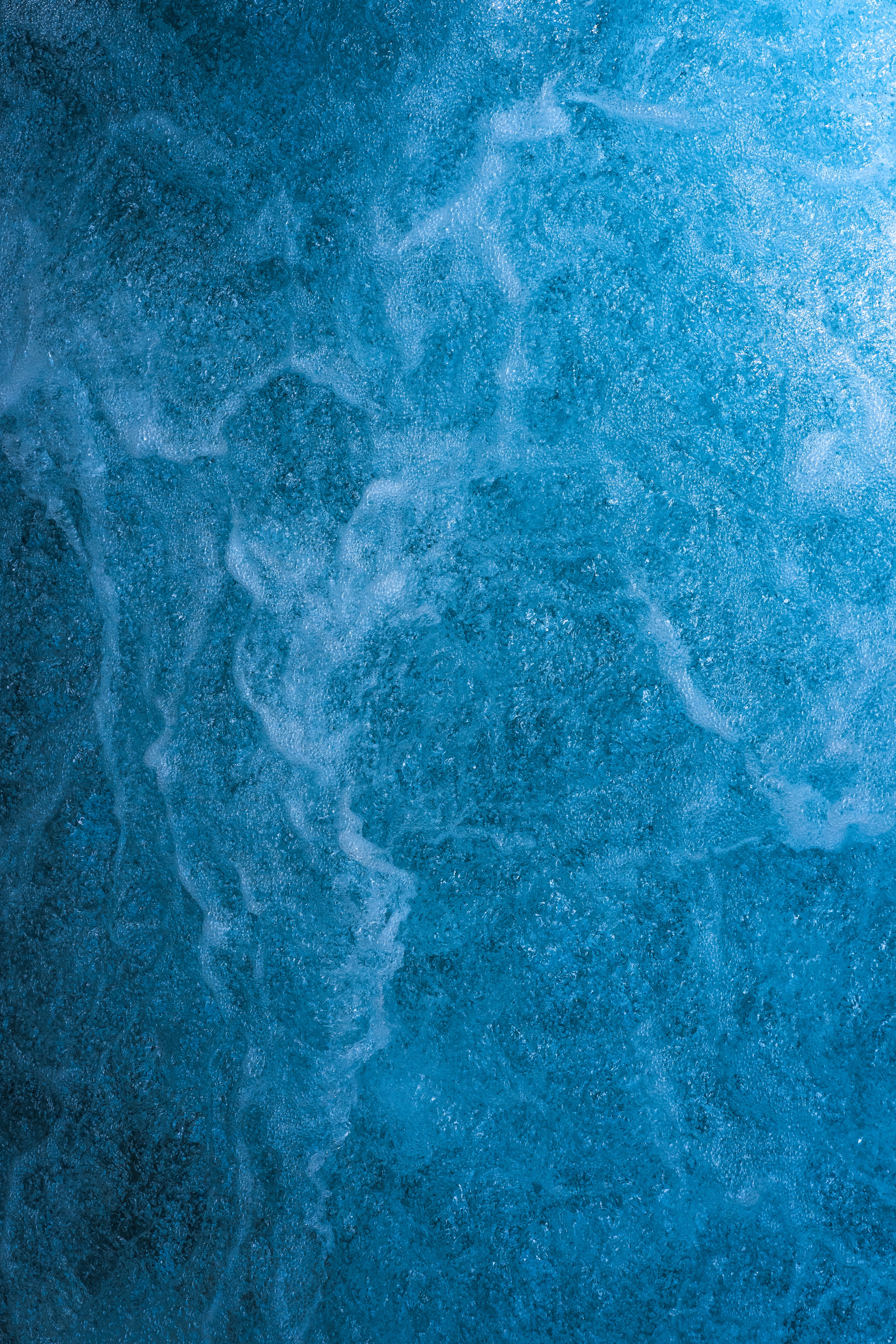 Cool HD Wallpaper liquid, blue, waves, water