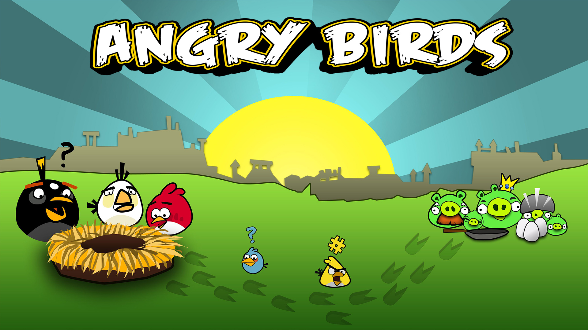 HD desktop wallpaper: Angry Birds, Video Game download free picture #340359