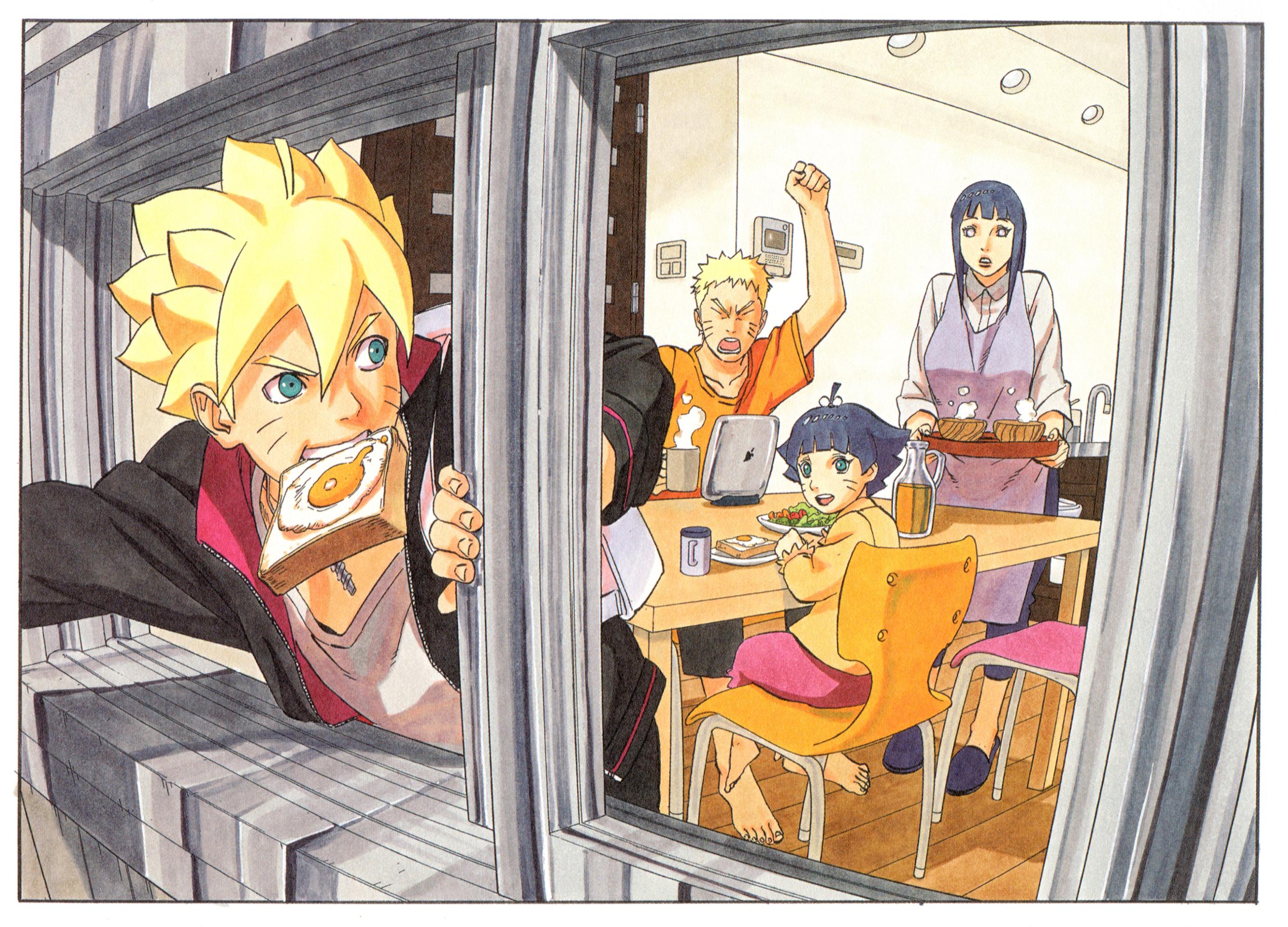 火影忍者 Naruto 漩涡博人 漩涡向日葵 兄妹 - 堆糖，美图壁纸兴趣社区